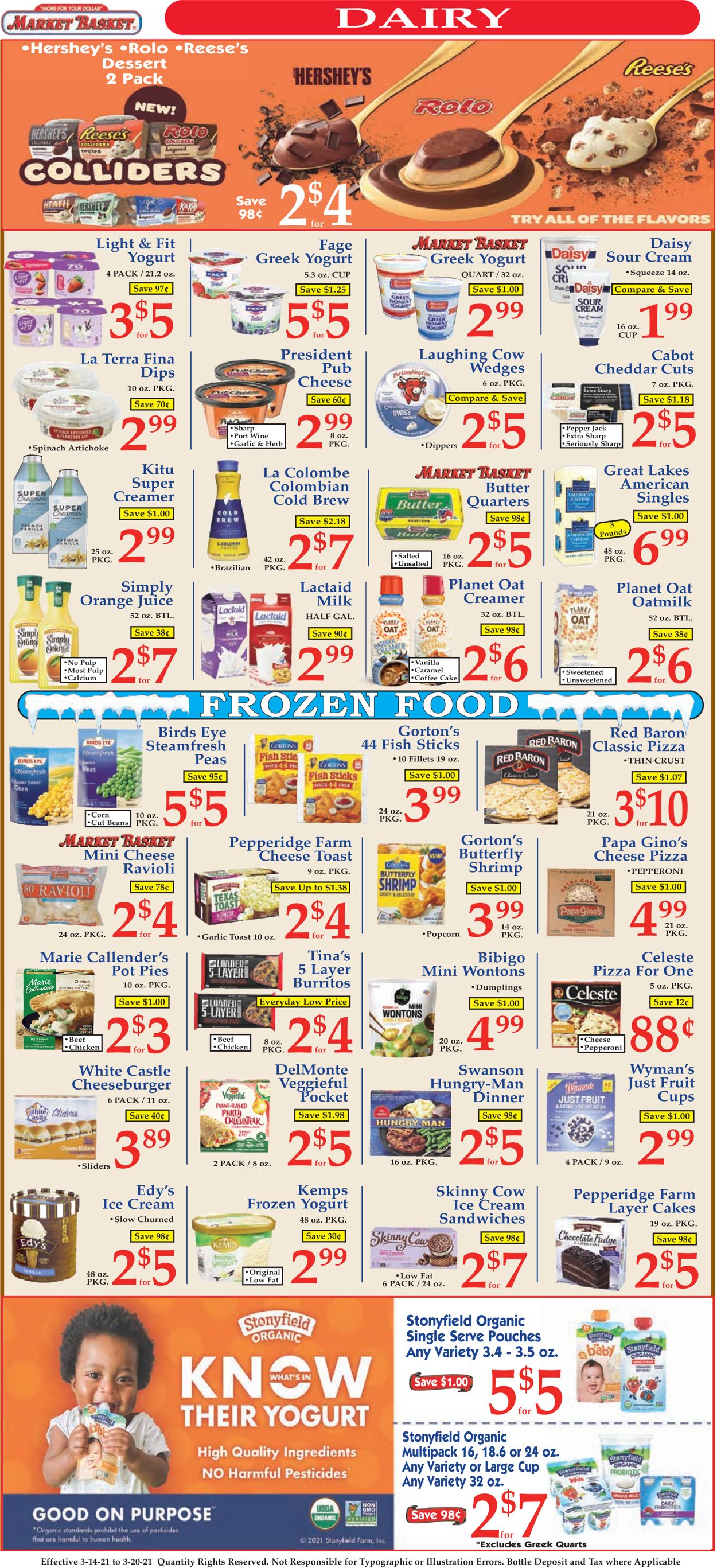 Catalogue Market Basket from 03/14/2021
