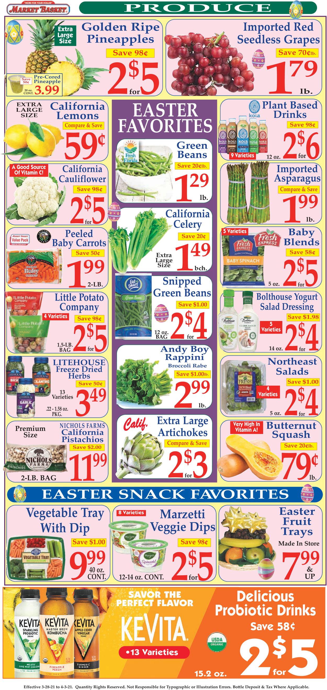 Market Basket Easter 2021 ad Current weekly ad 03/28 04/03/2021 [2
