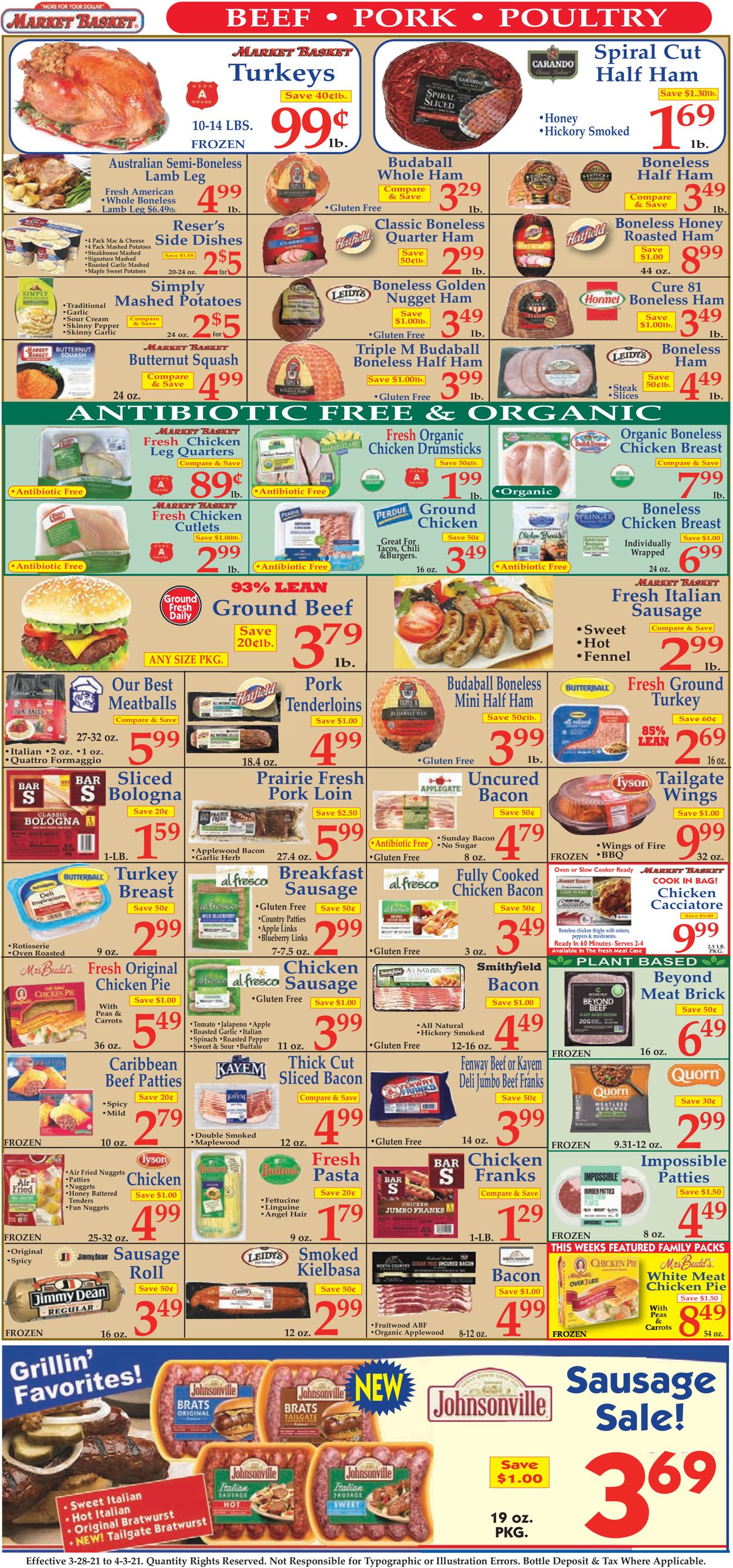 Catalogue Market Basket  Easter 2021 ad from 03/28/2021