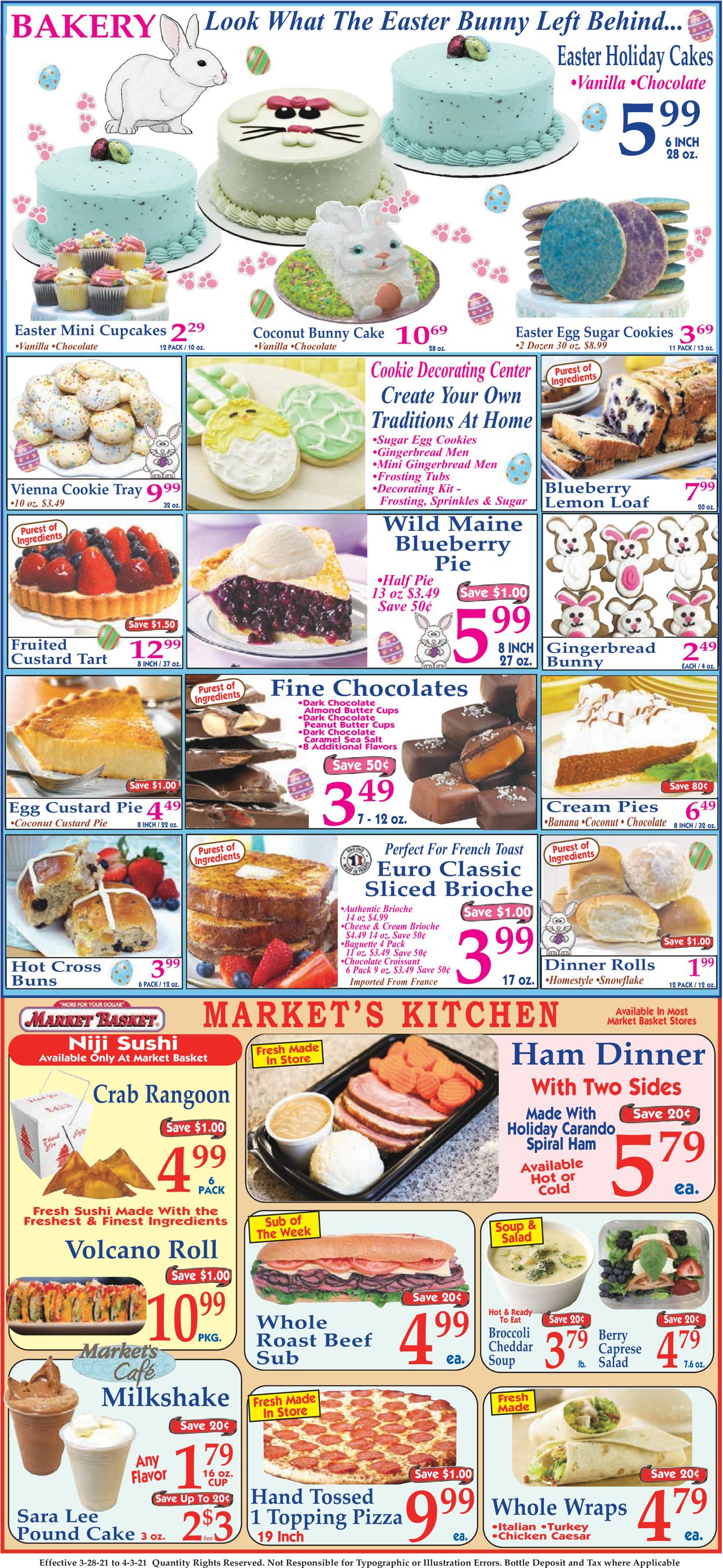Catalogue Market Basket  Easter 2021 ad from 03/28/2021