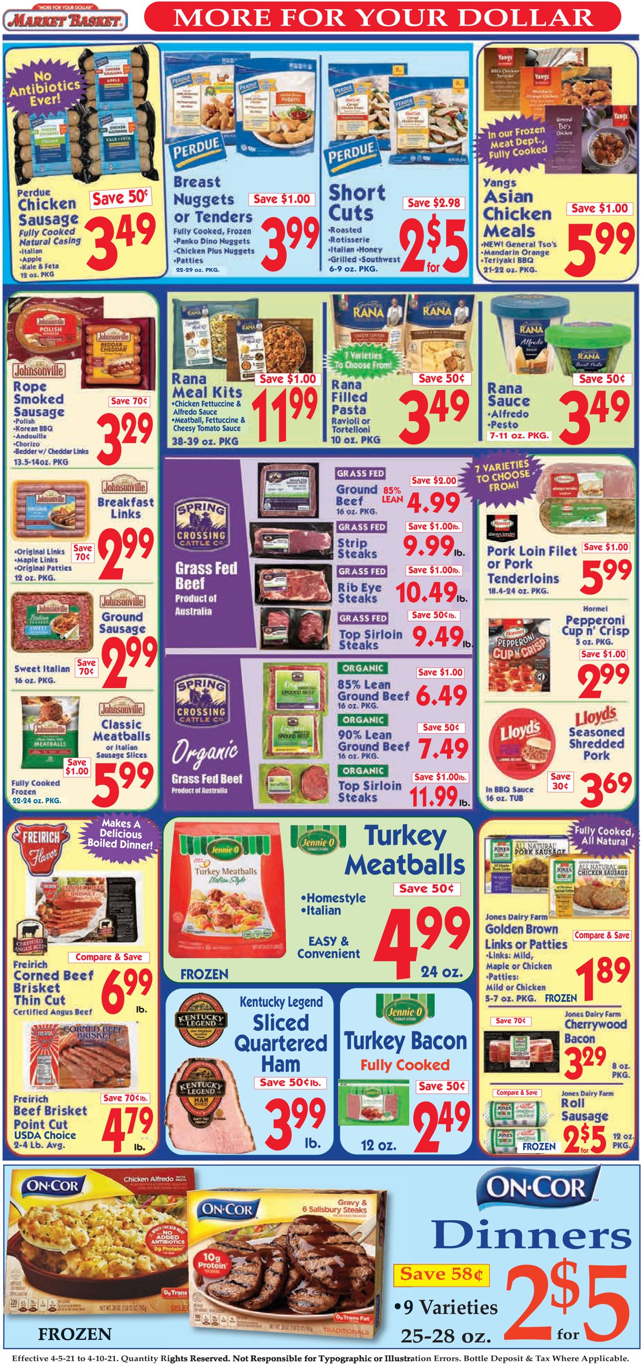 Catalogue Market Basket from 04/05/2021