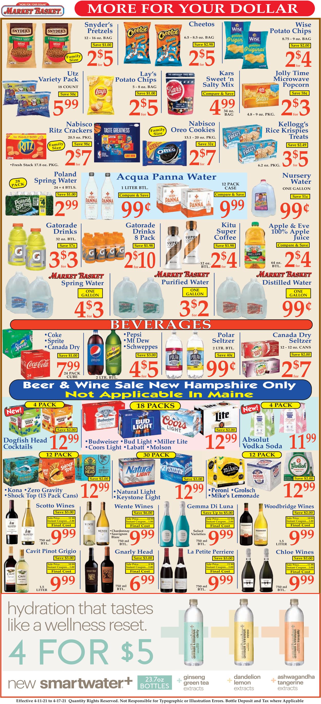 Catalogue Market Basket from 04/11/2021