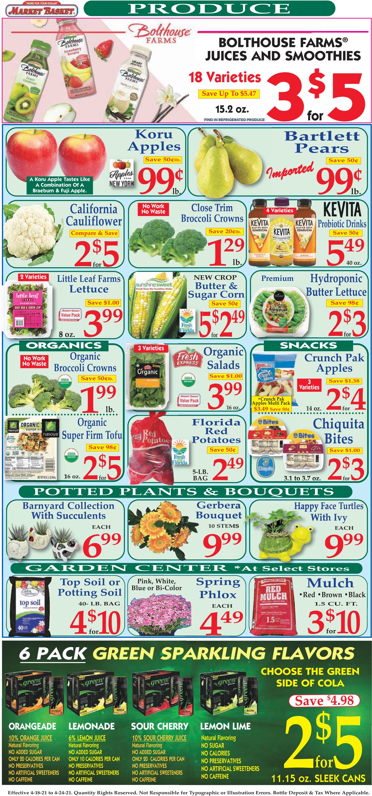 Catalogue Market Basket from 04/18/2021