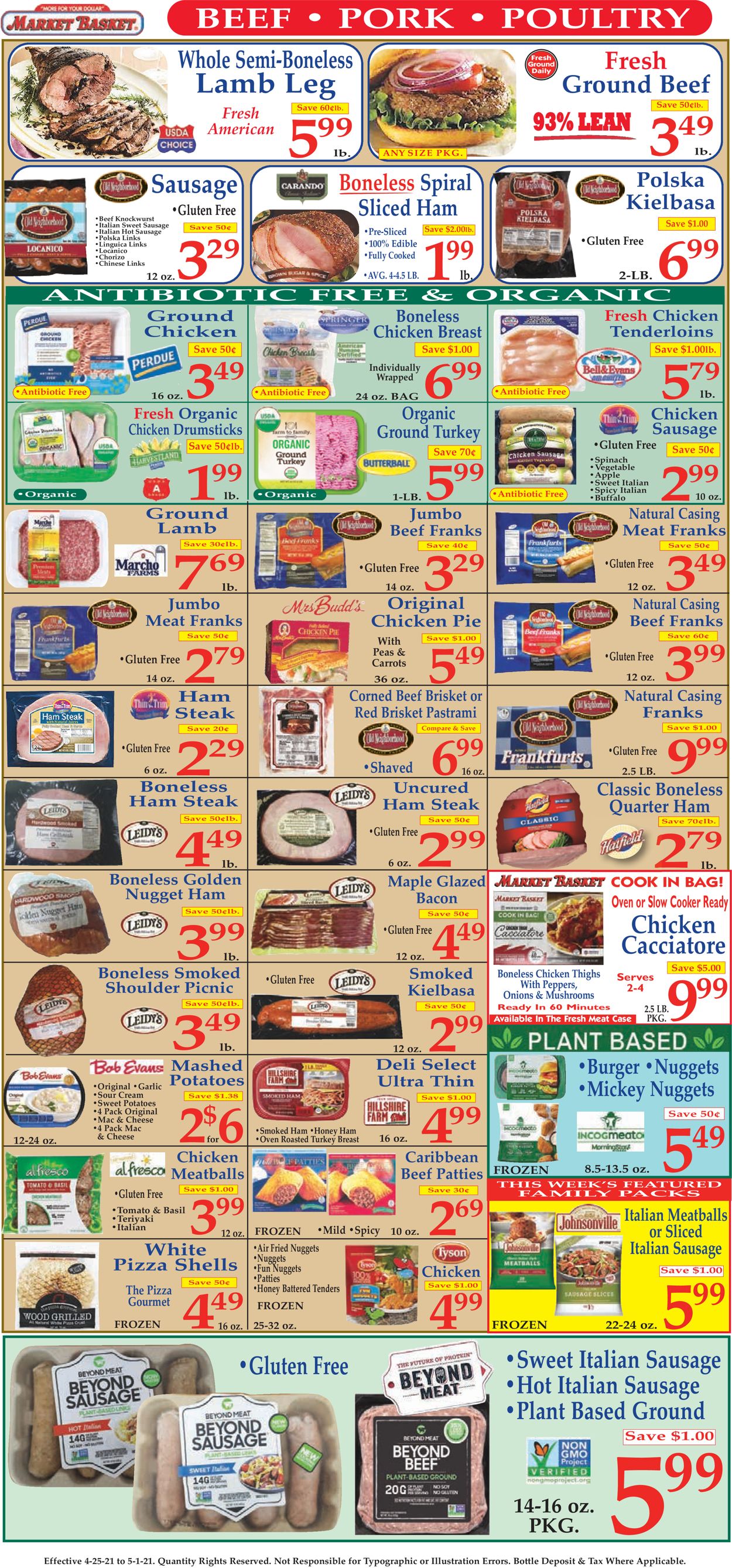 Catalogue Market Basket from 04/25/2021