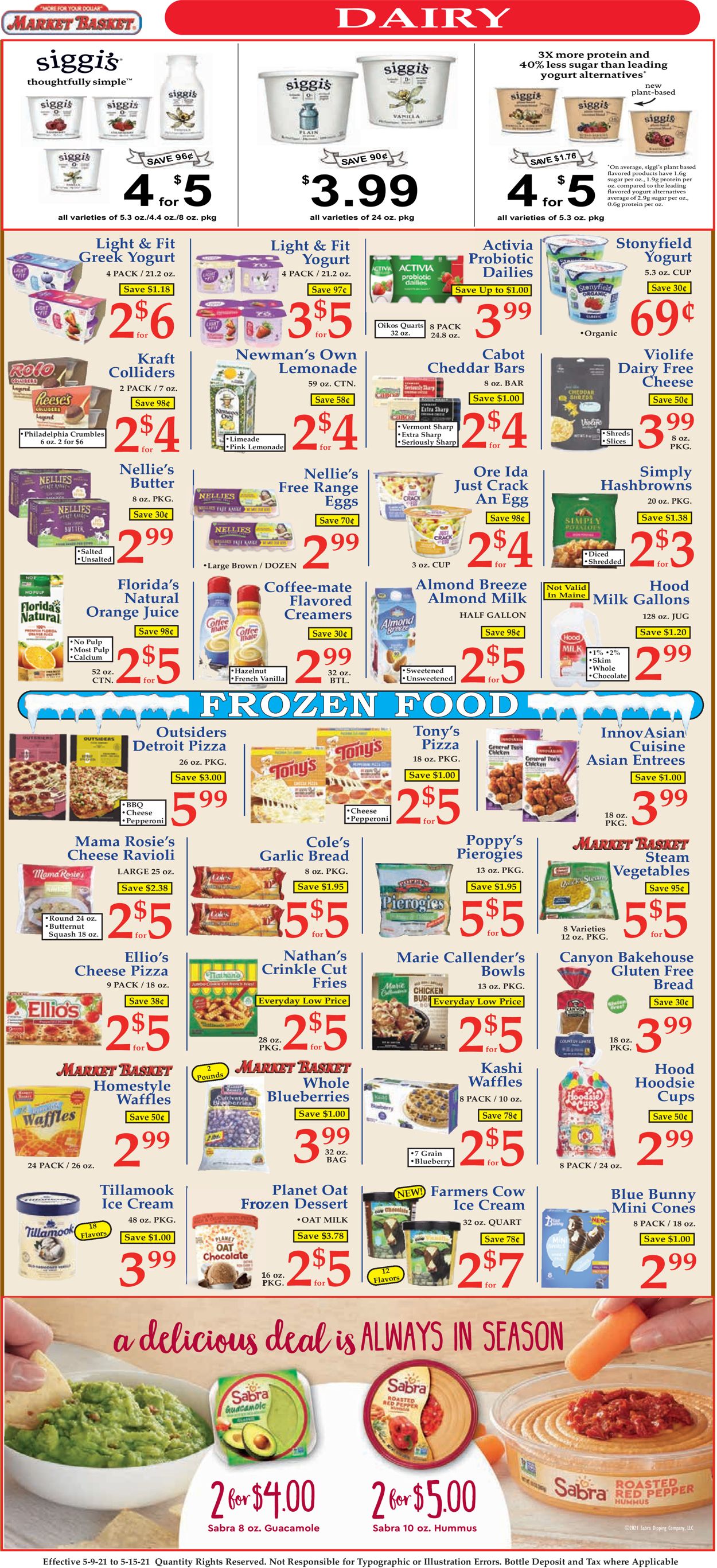 Catalogue Market Basket from 05/09/2021