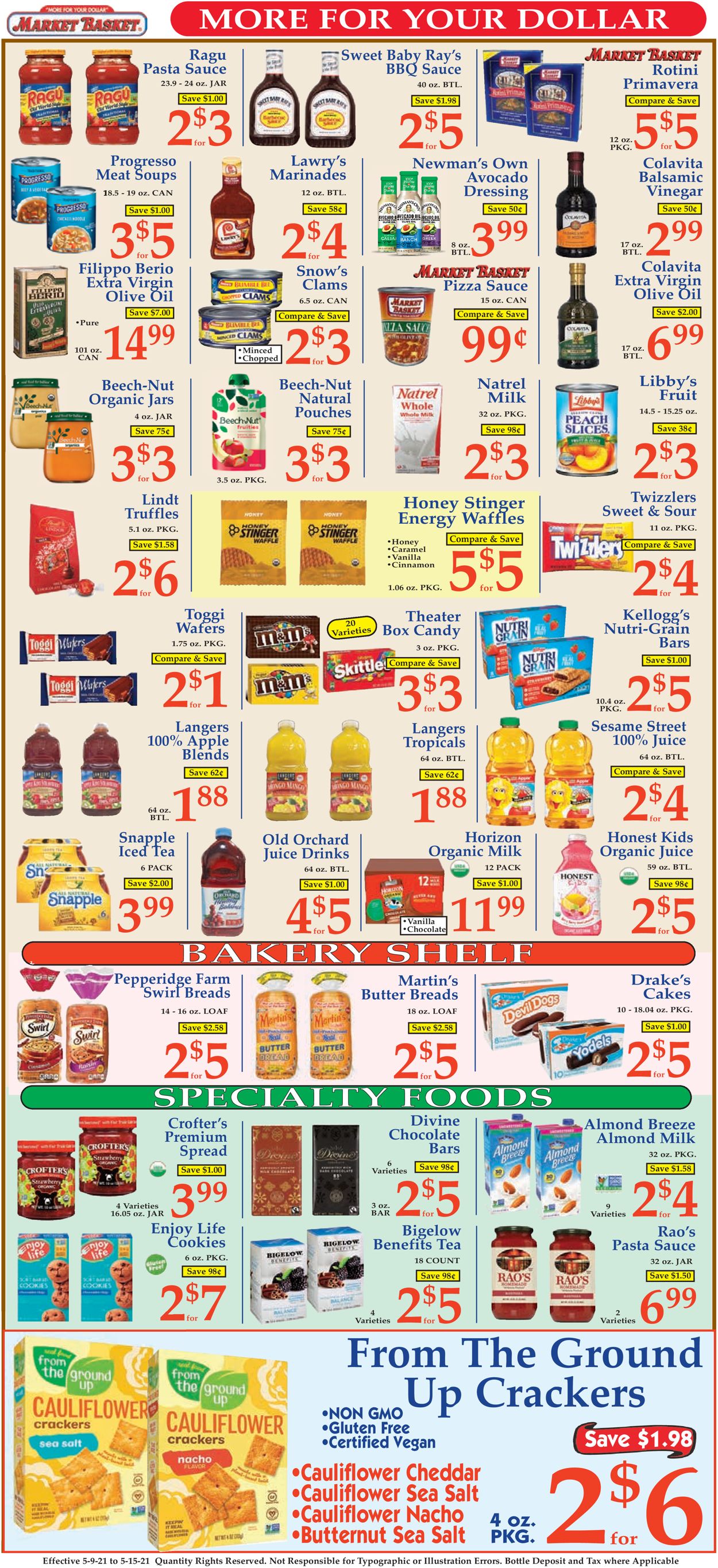 Catalogue Market Basket from 05/09/2021