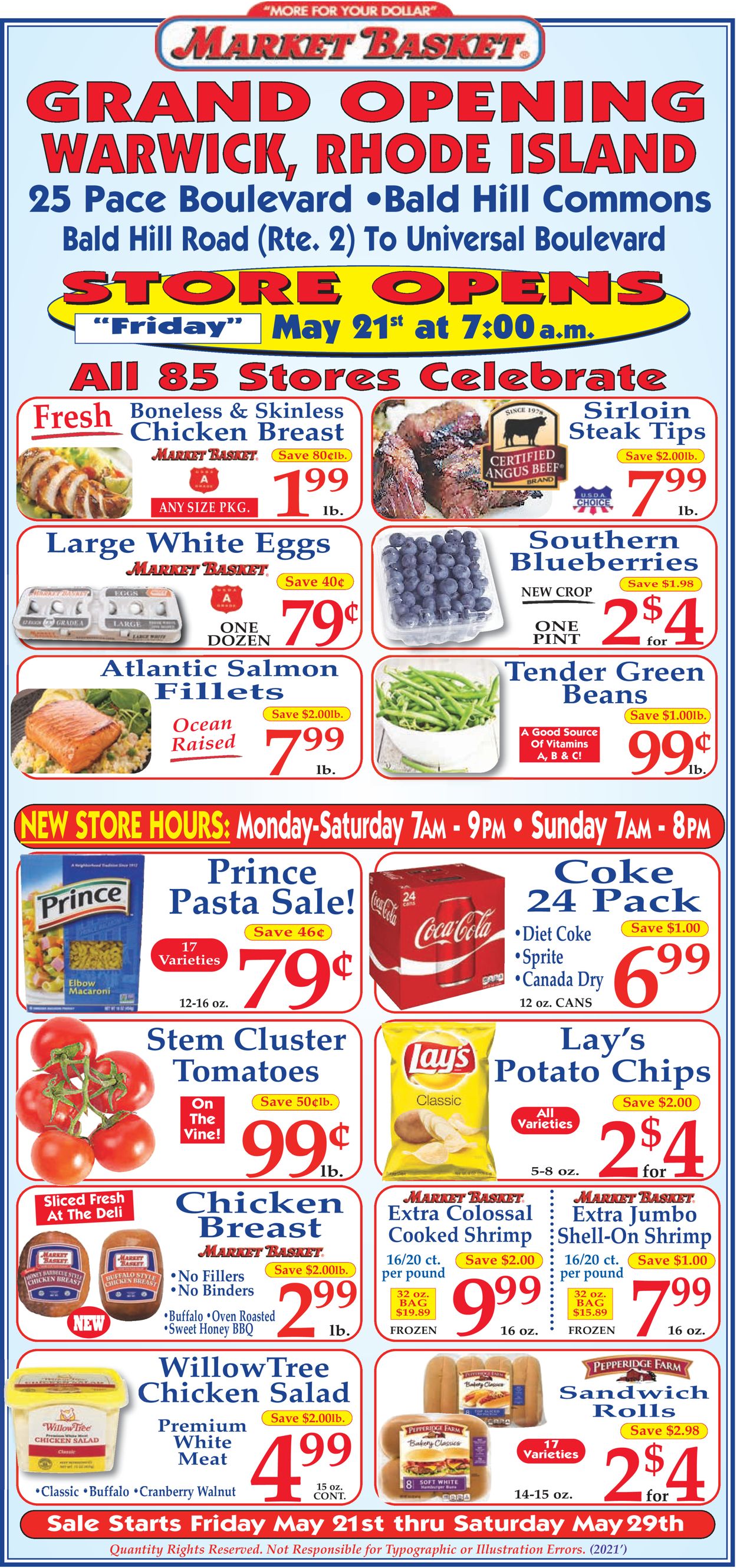 Catalogue Market Basket from 05/21/2021