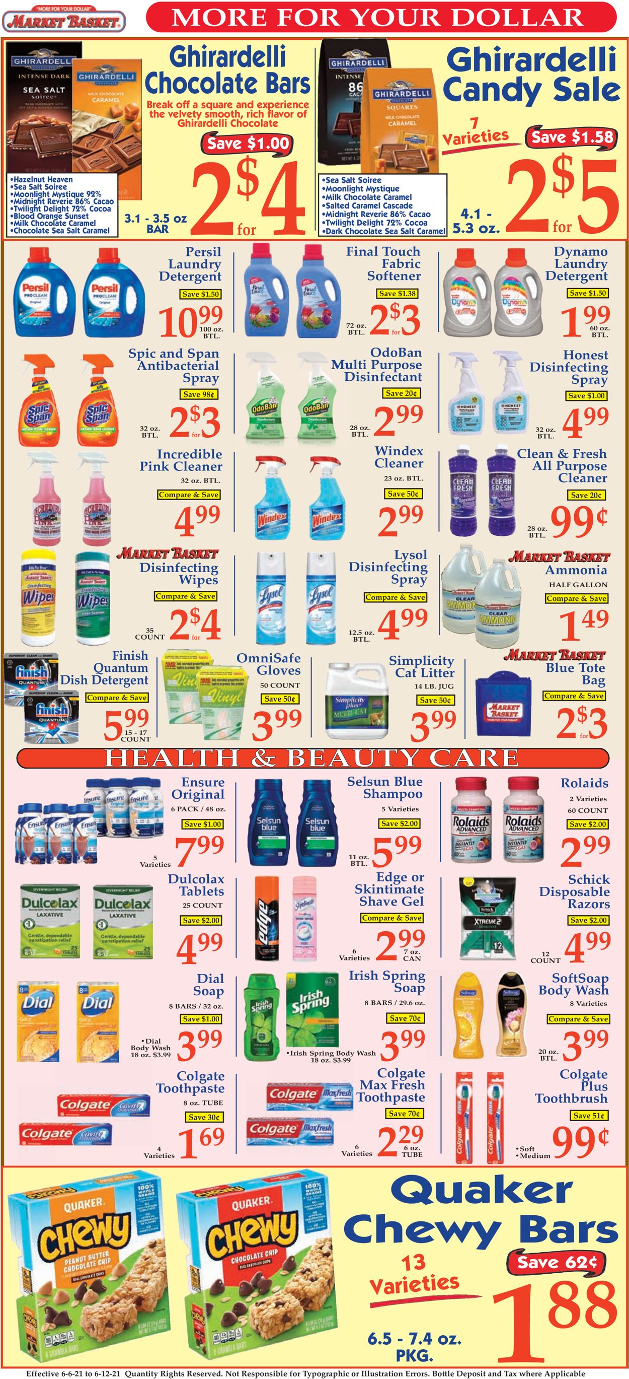Catalogue Market Basket from 06/06/2021