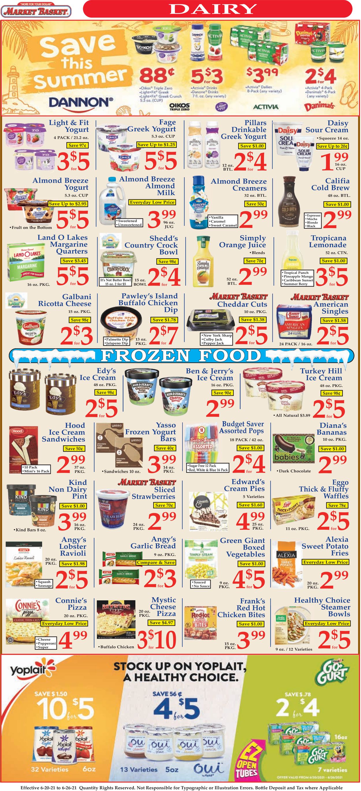 Catalogue Market Basket from 06/20/2021