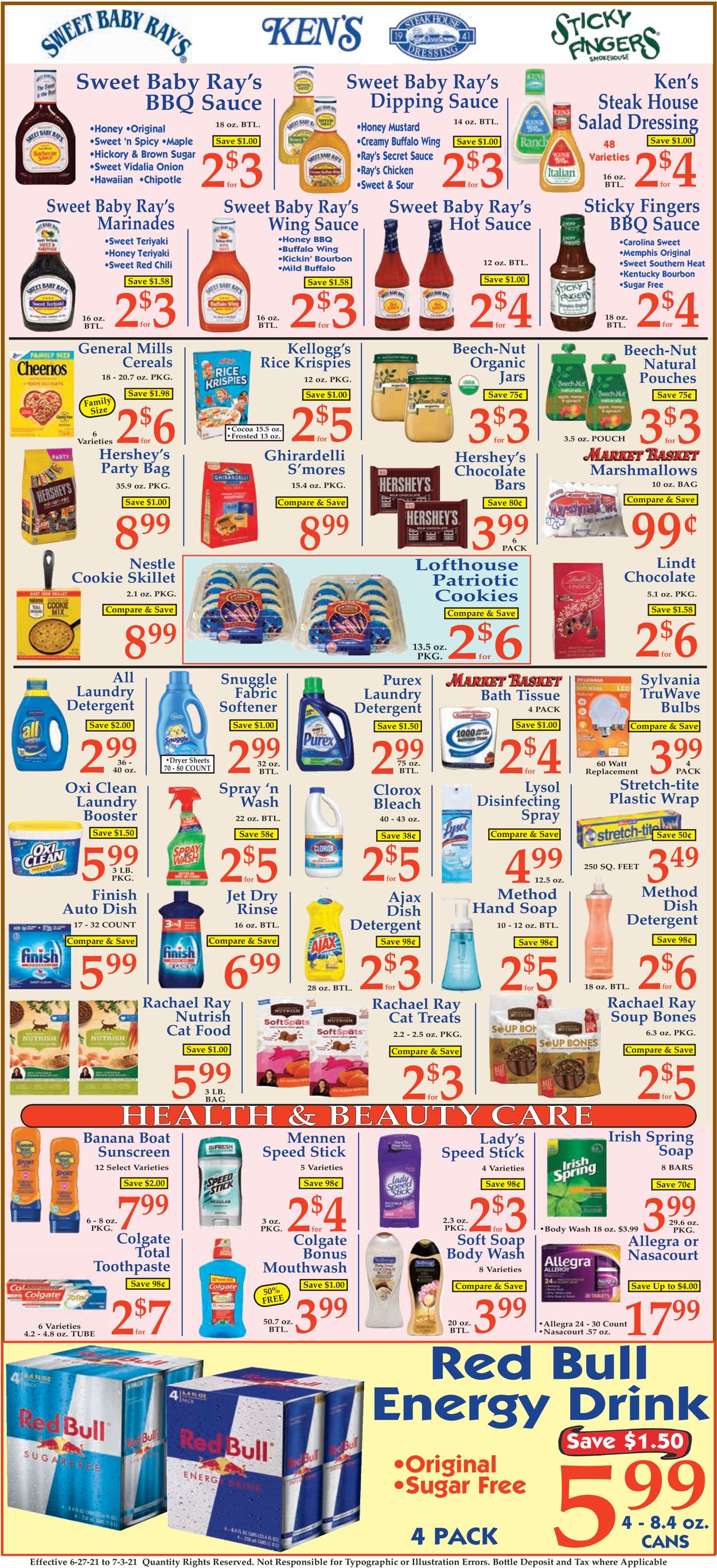 Catalogue Market Basket from 06/27/2021