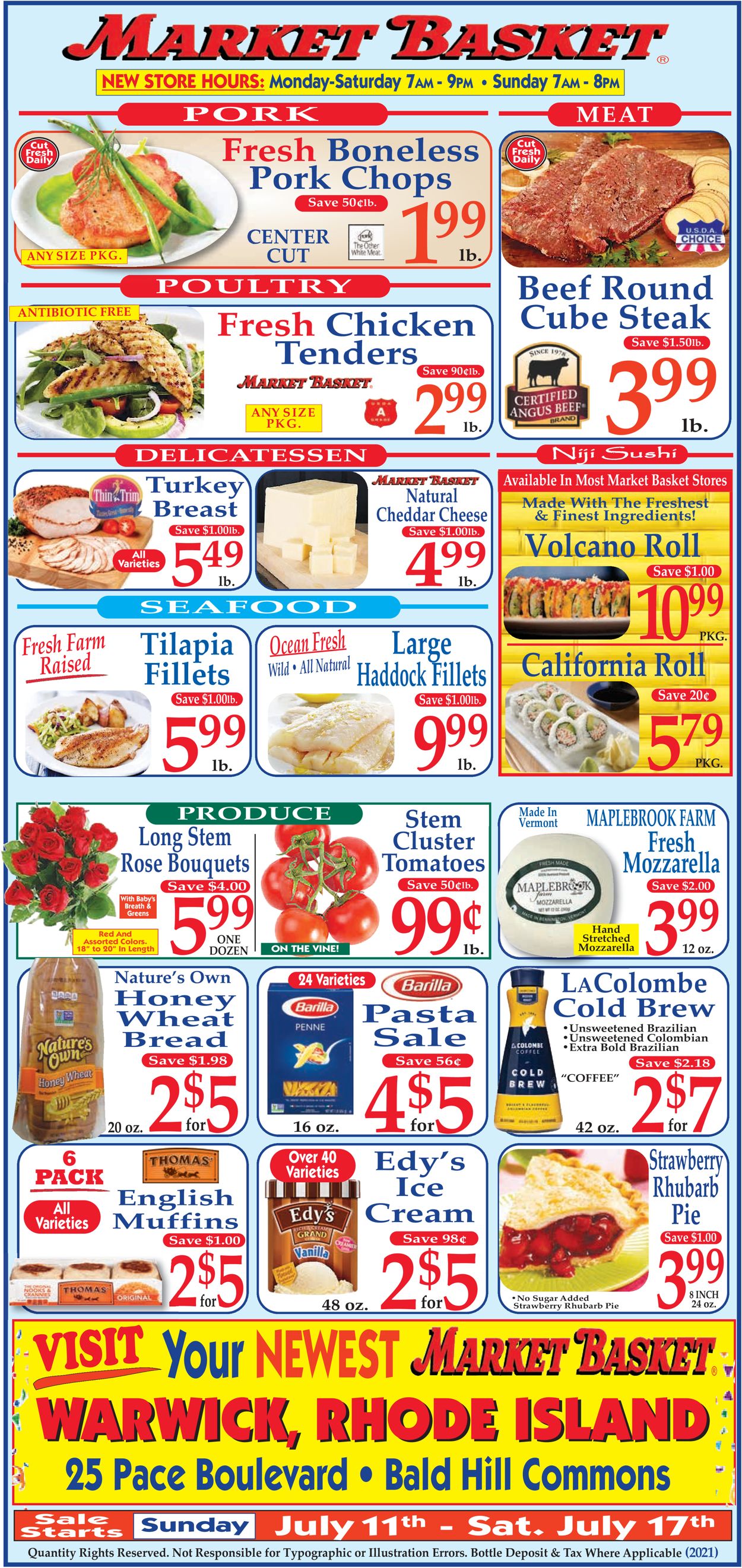 Catalogue Market Basket from 07/11/2021
