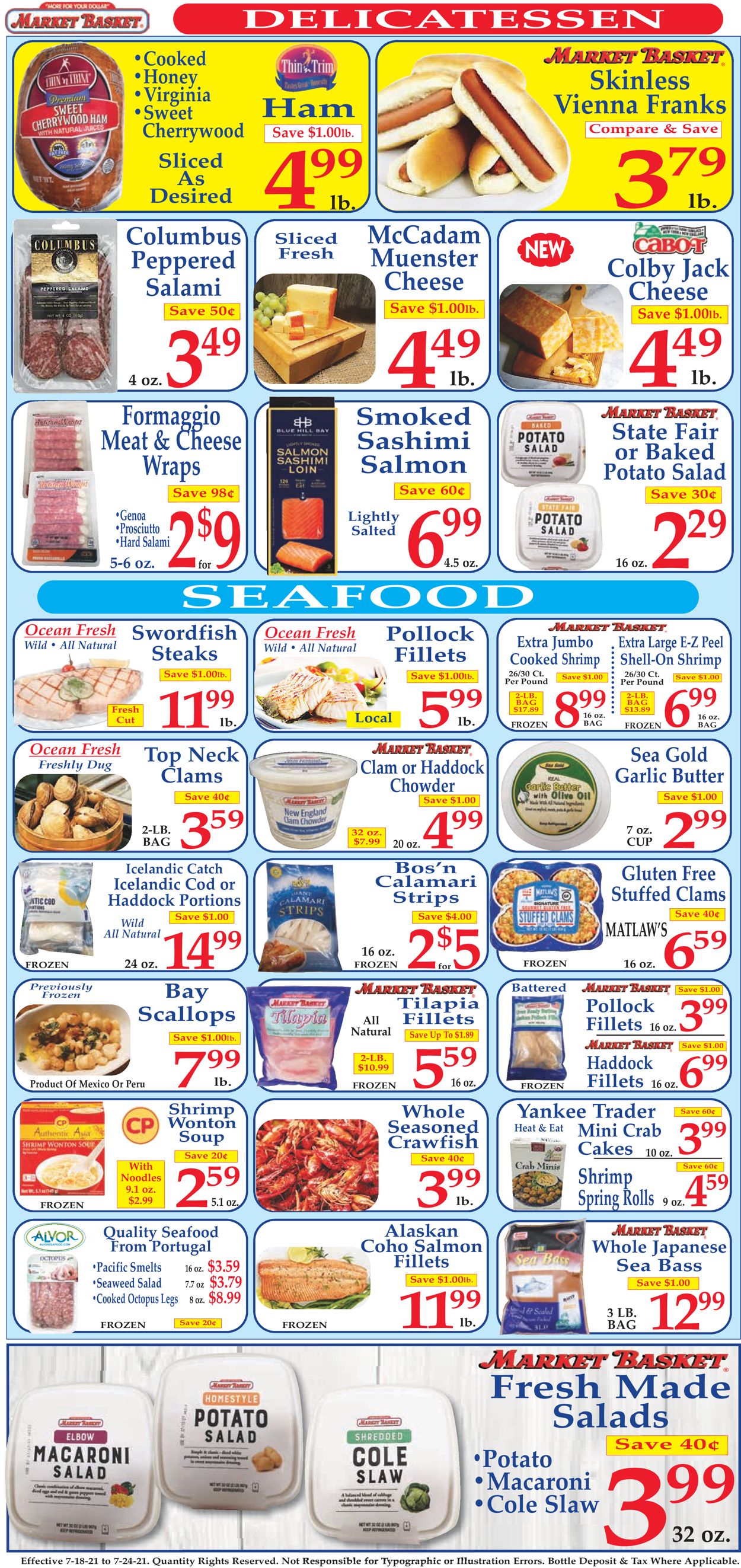 Catalogue Market Basket from 07/18/2021