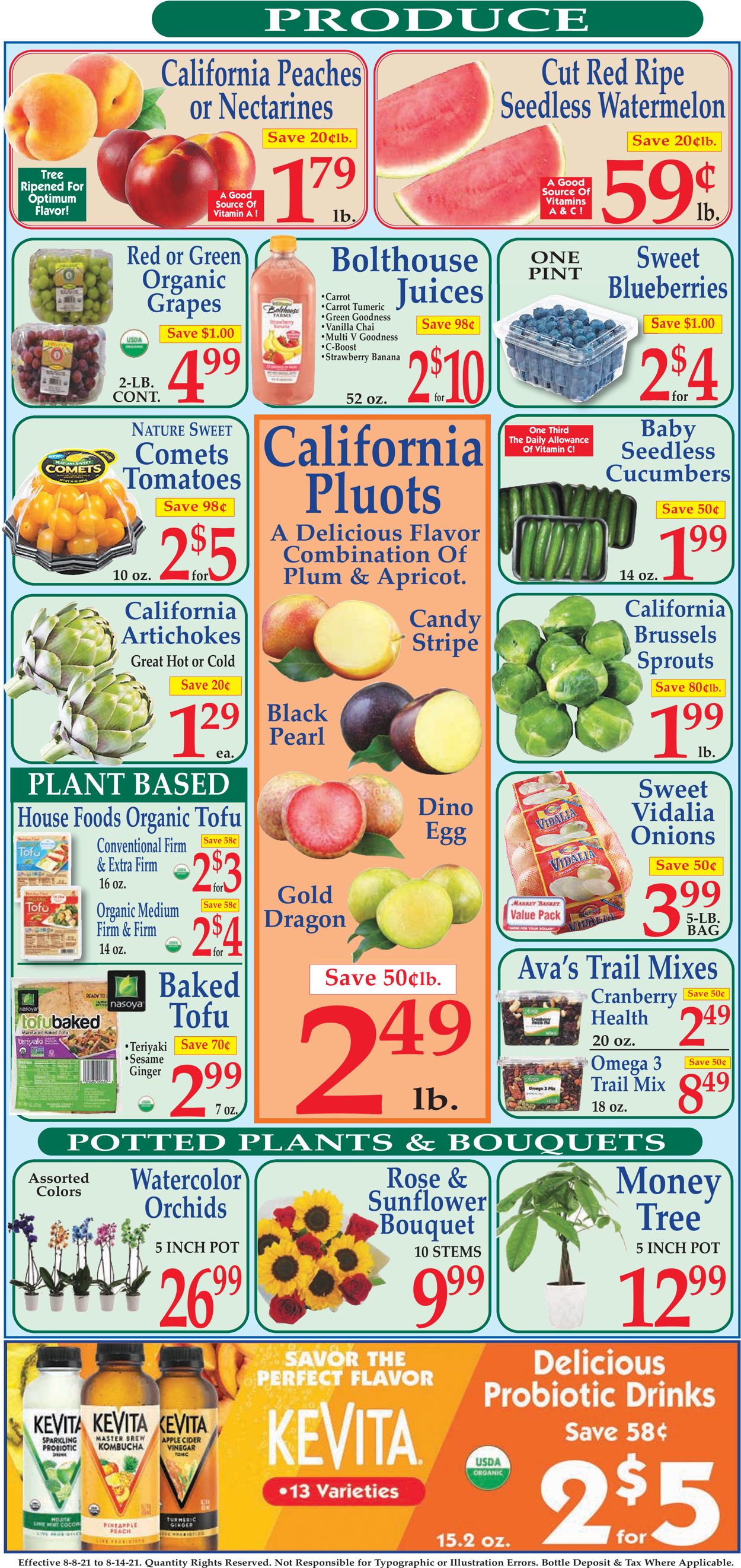 Catalogue Market Basket from 08/08/2021