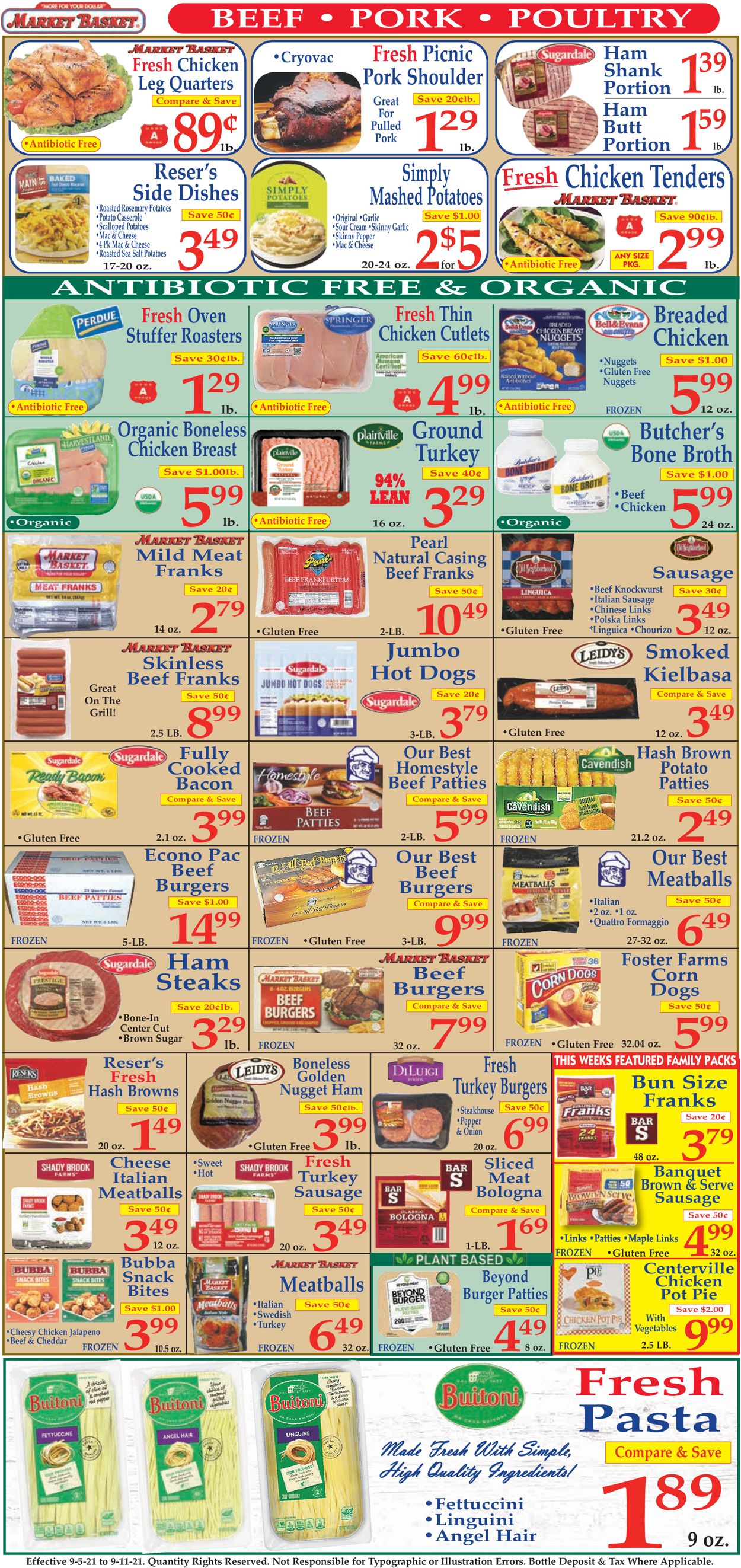 Catalogue Market Basket from 09/05/2021
