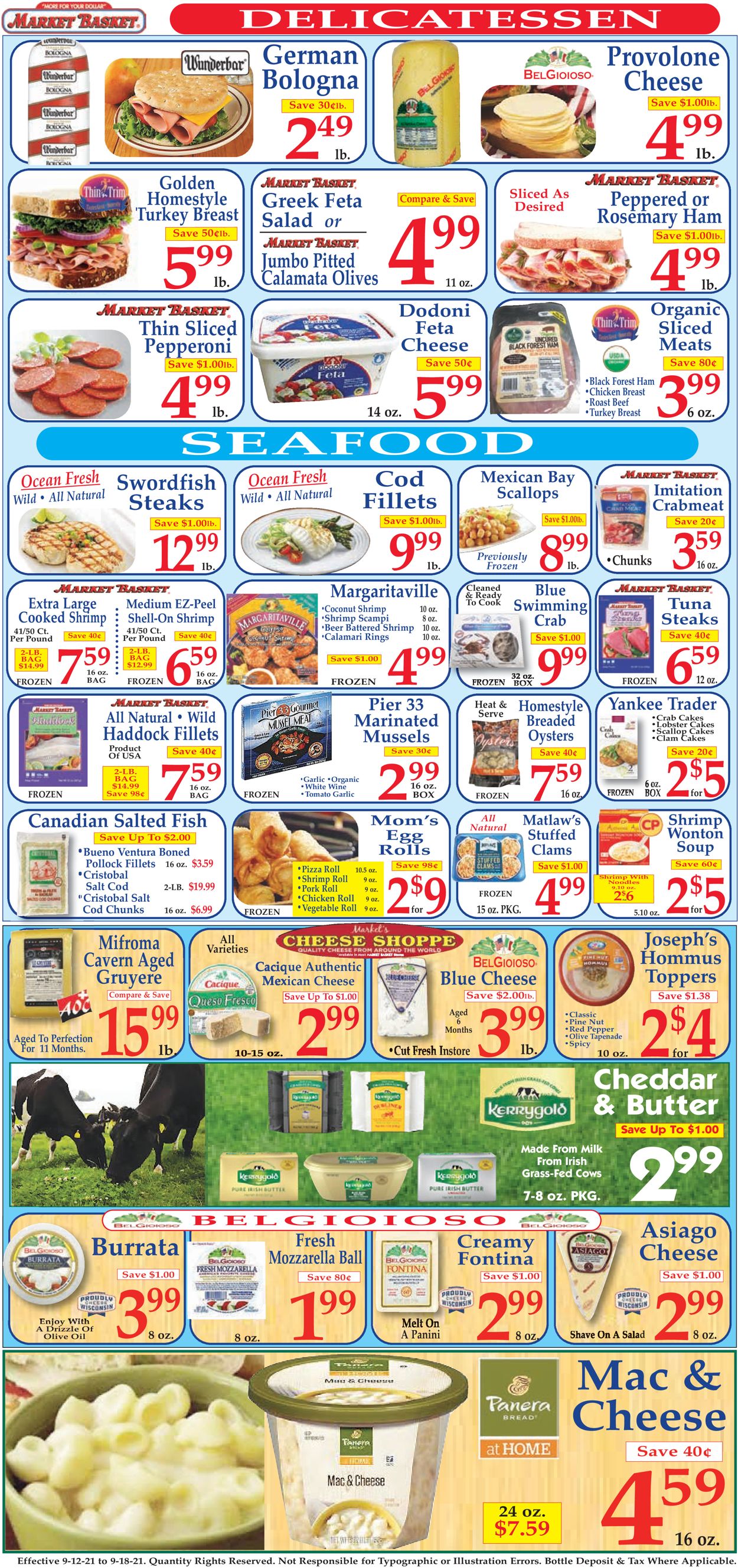 Catalogue Market Basket from 09/12/2021