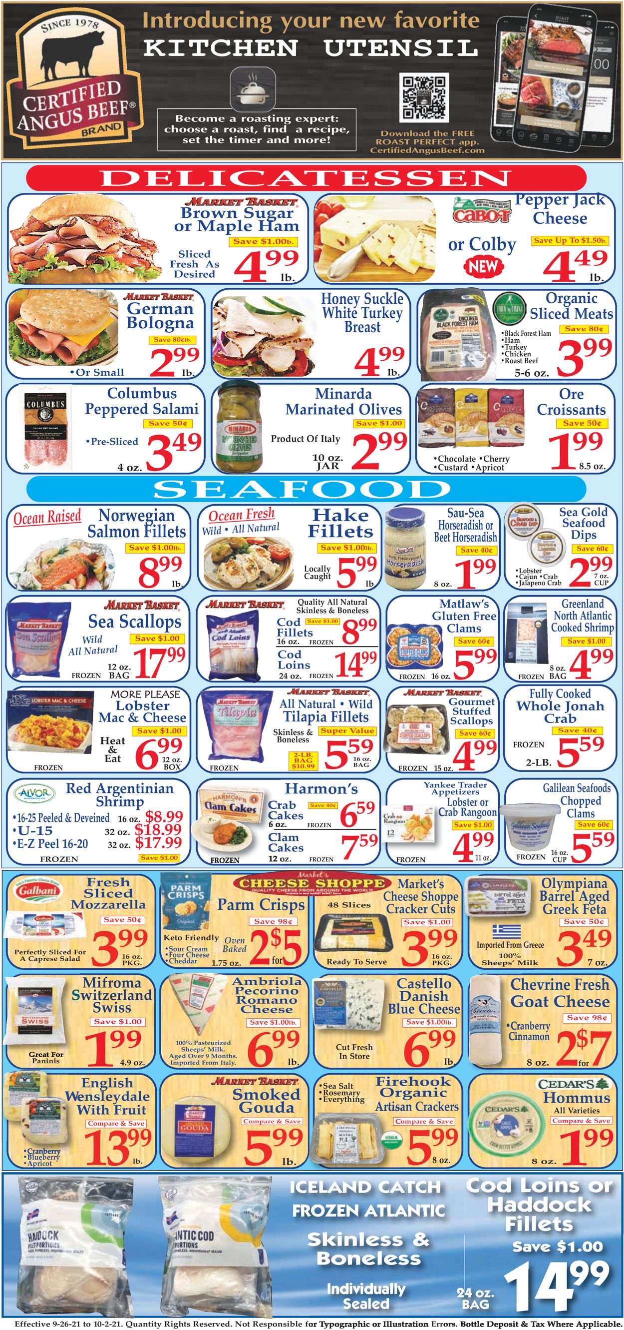 Catalogue Market Basket from 09/26/2021