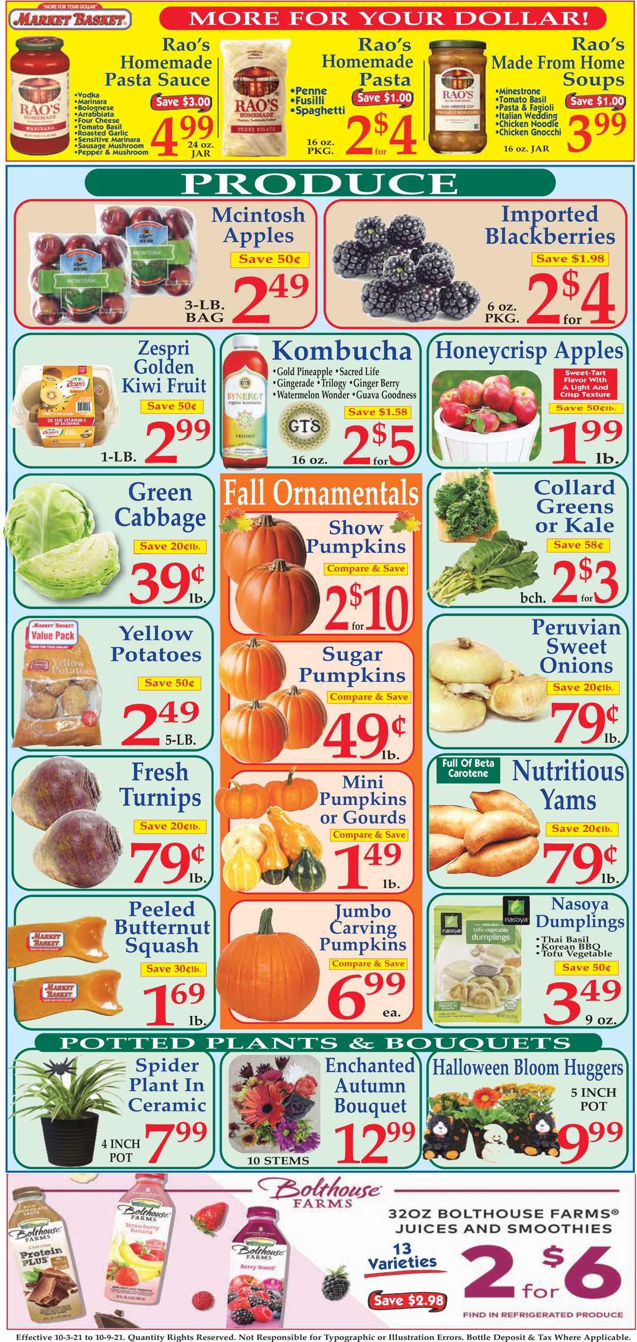 Catalogue Market Basket from 10/03/2021