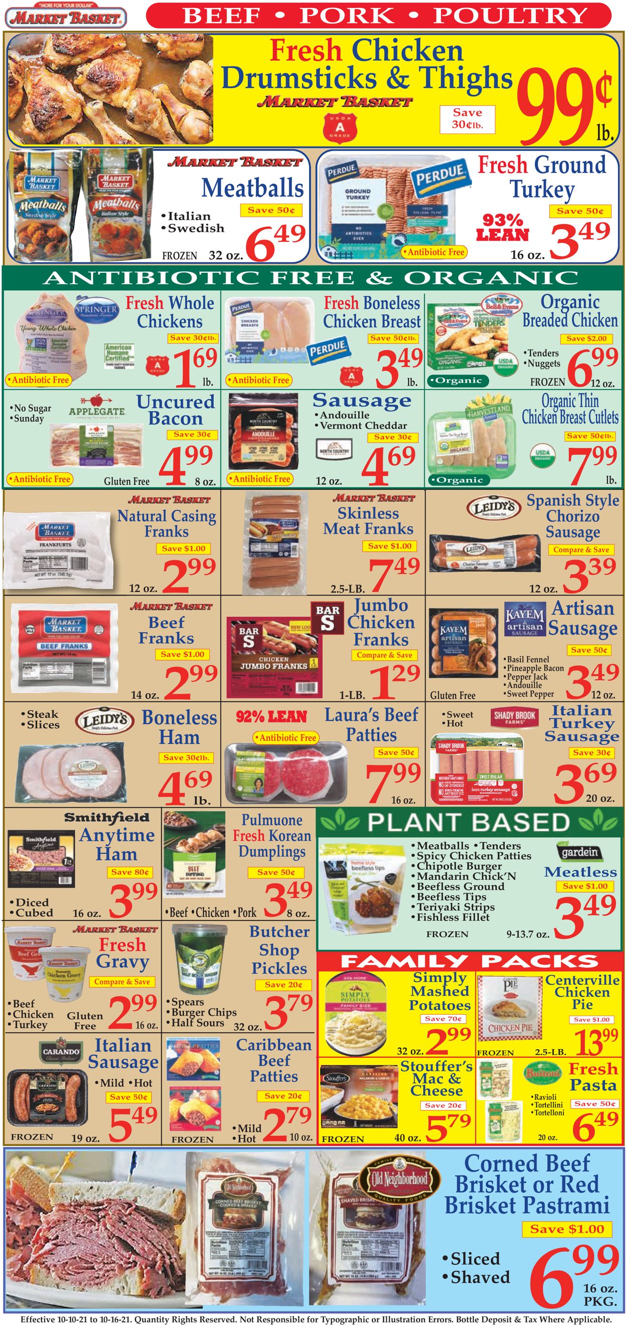 Catalogue Market Basket from 10/10/2021