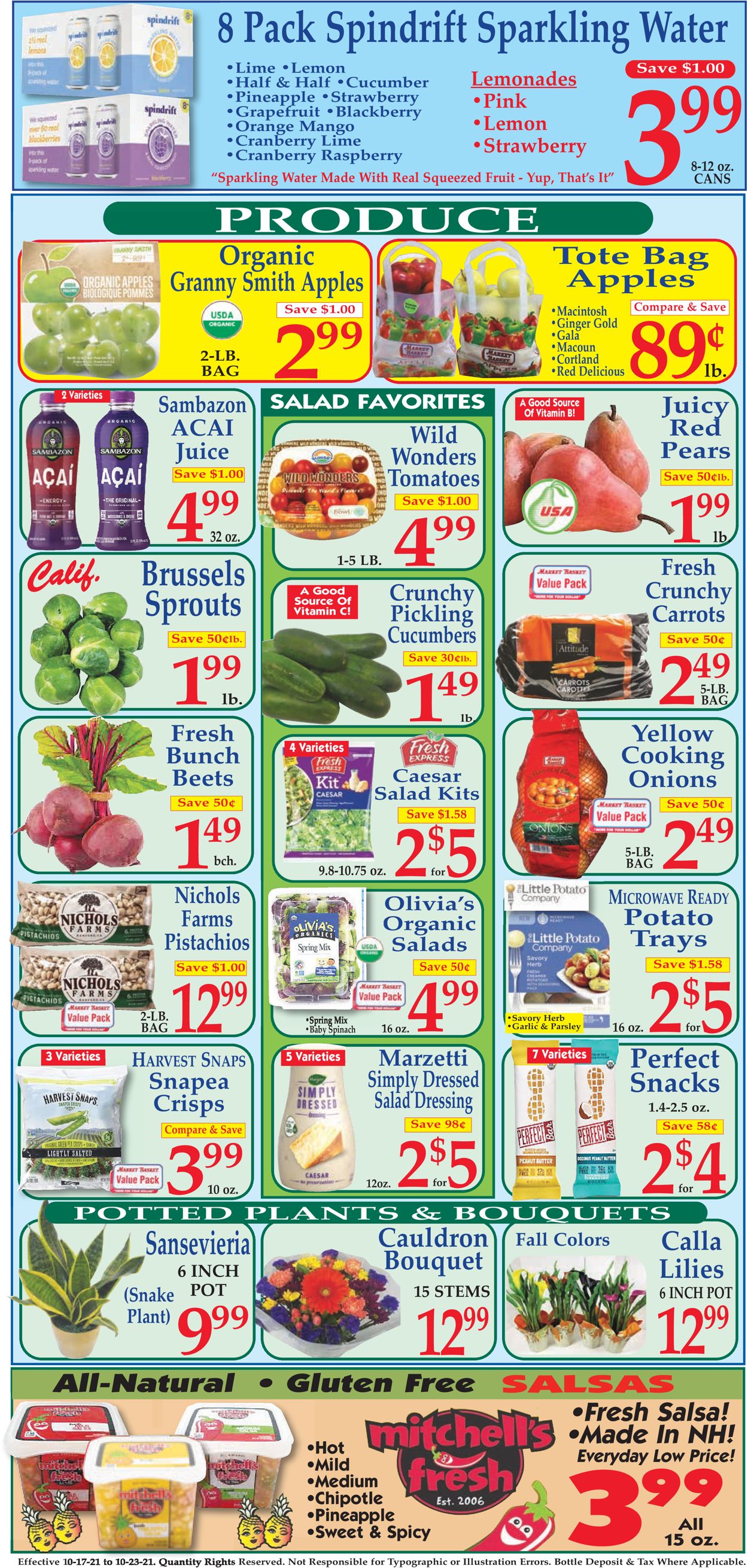 Catalogue Market Basket from 10/17/2021