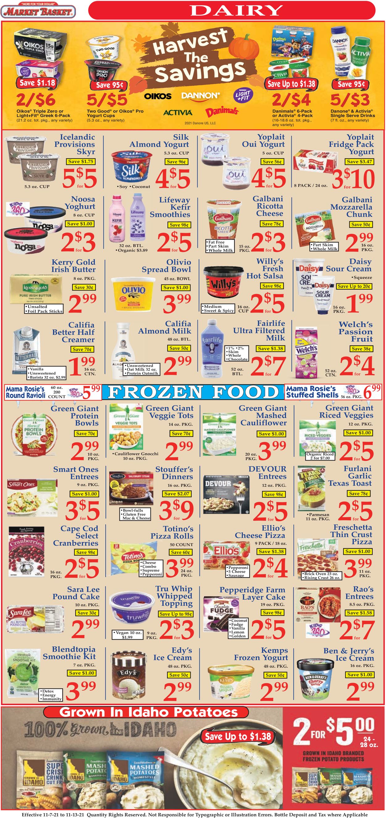 Catalogue Market Basket from 11/07/2021