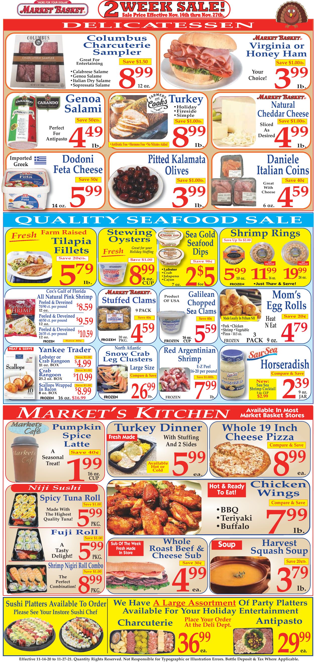 Catalogue Market Basket from 11/14/2021
