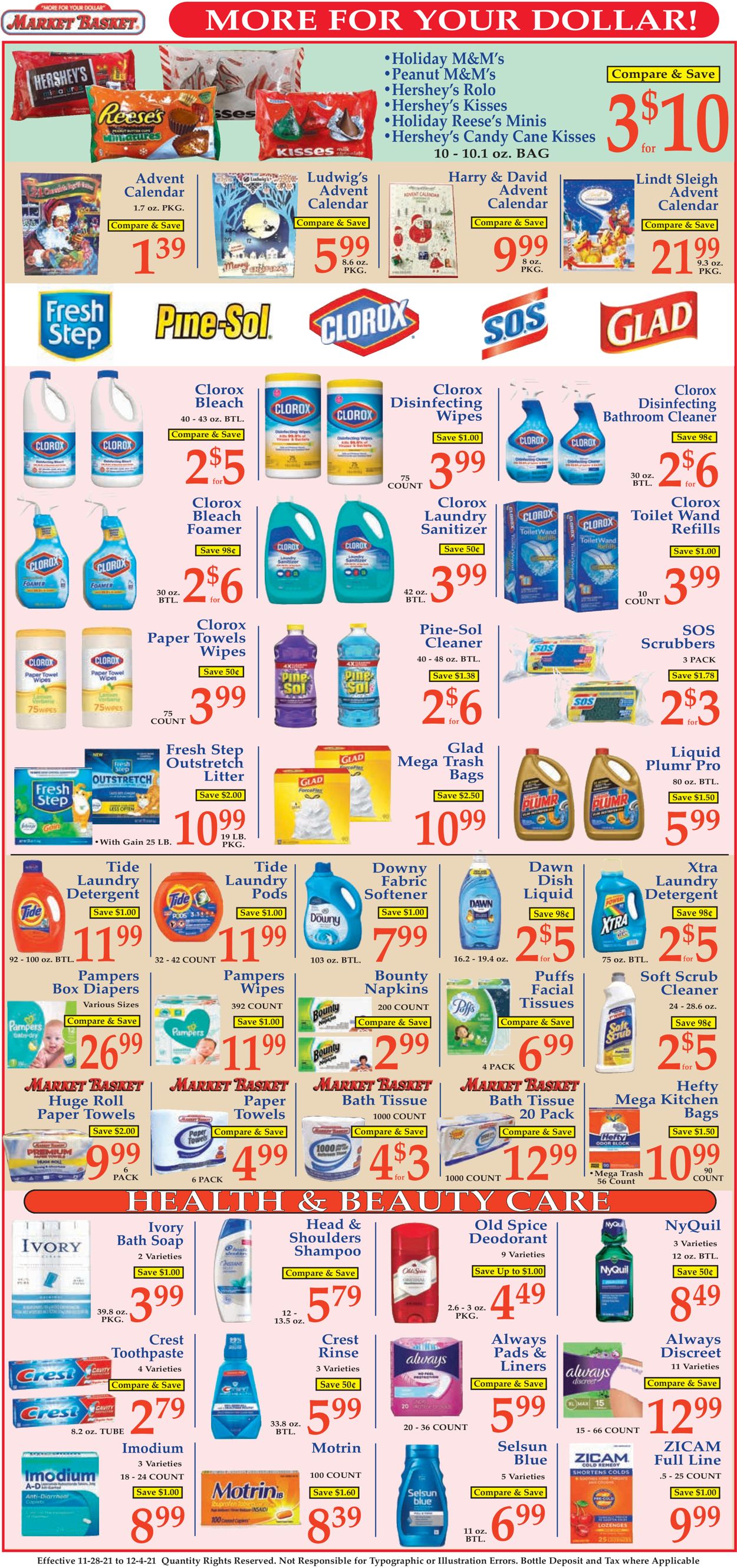 Catalogue Market Basket from 11/28/2021
