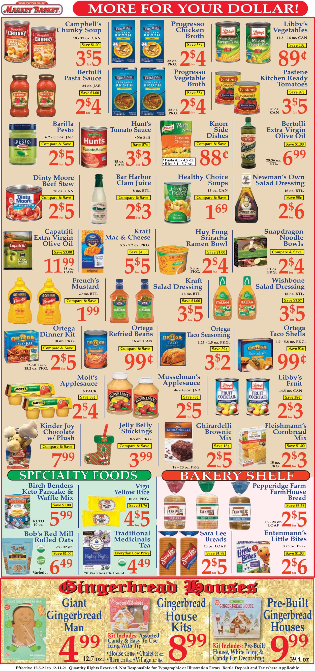 Catalogue Market Basket from 12/05/2021