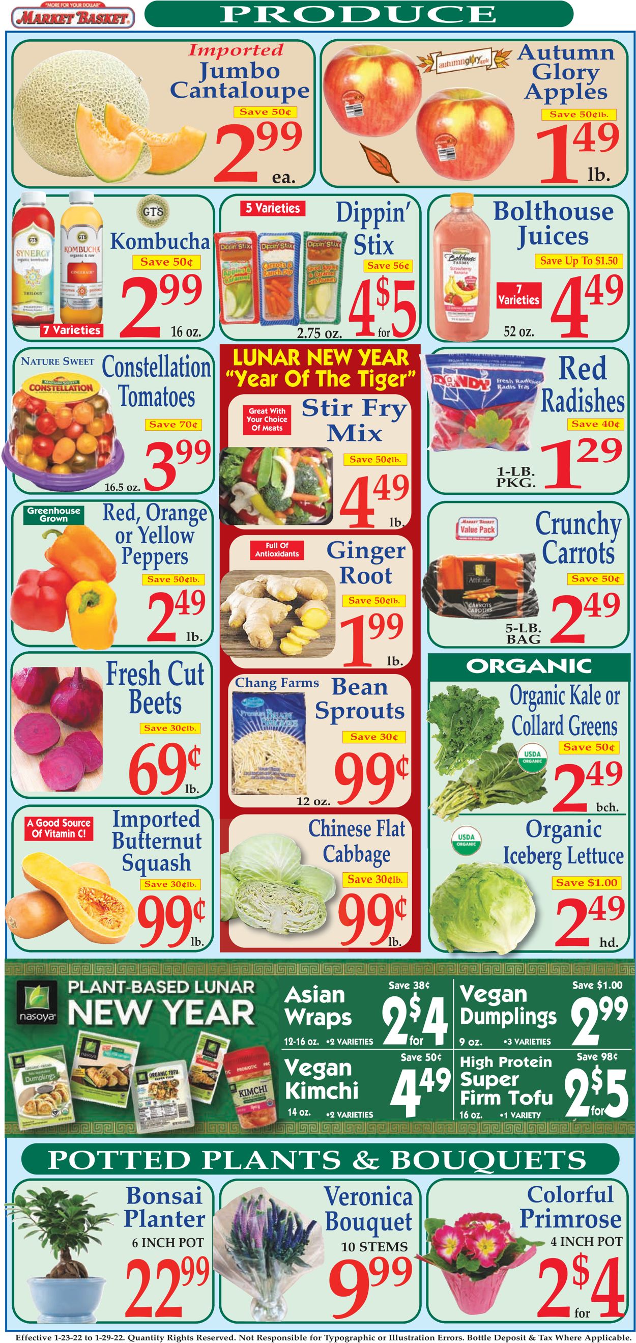 Catalogue Market Basket from 01/23/2022