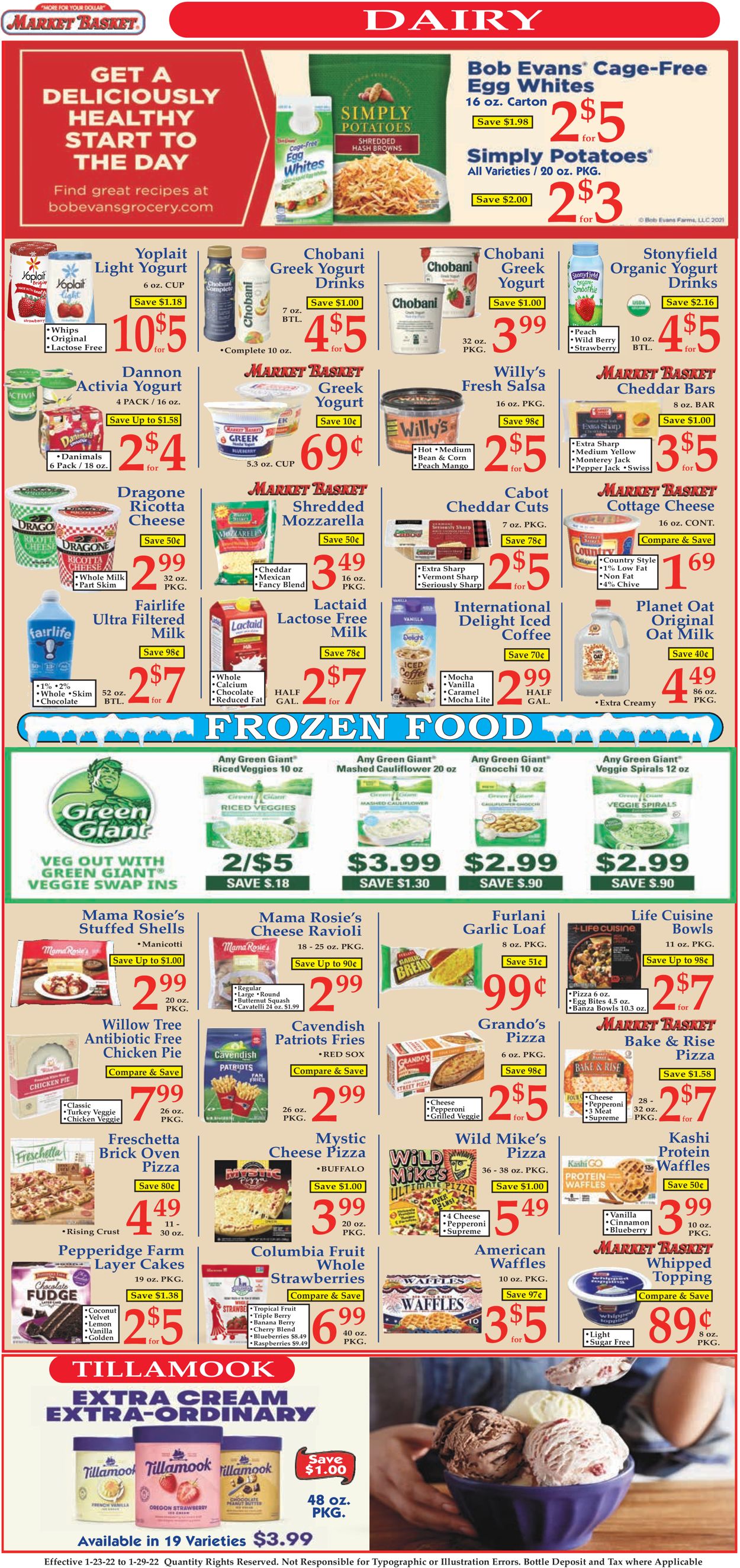 Catalogue Market Basket from 01/23/2022