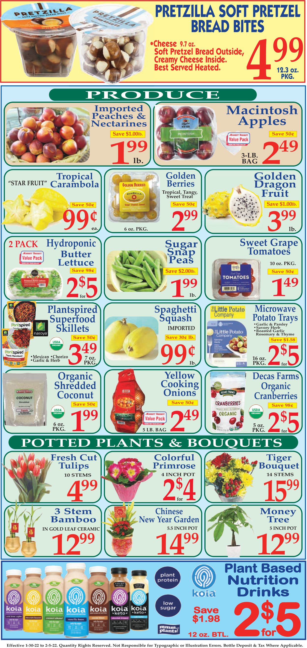 Catalogue Market Basket from 01/30/2022