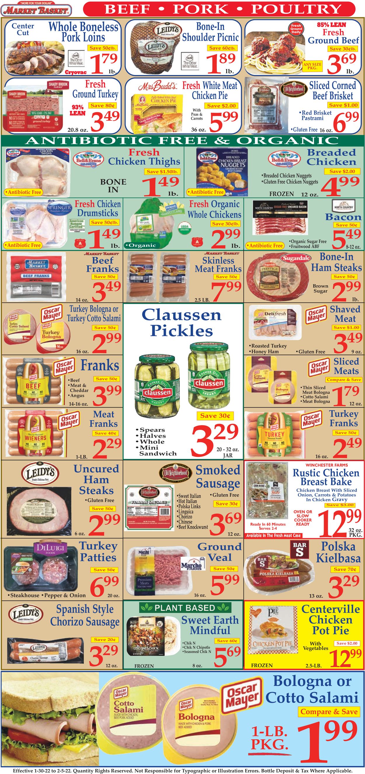 Catalogue Market Basket from 01/30/2022