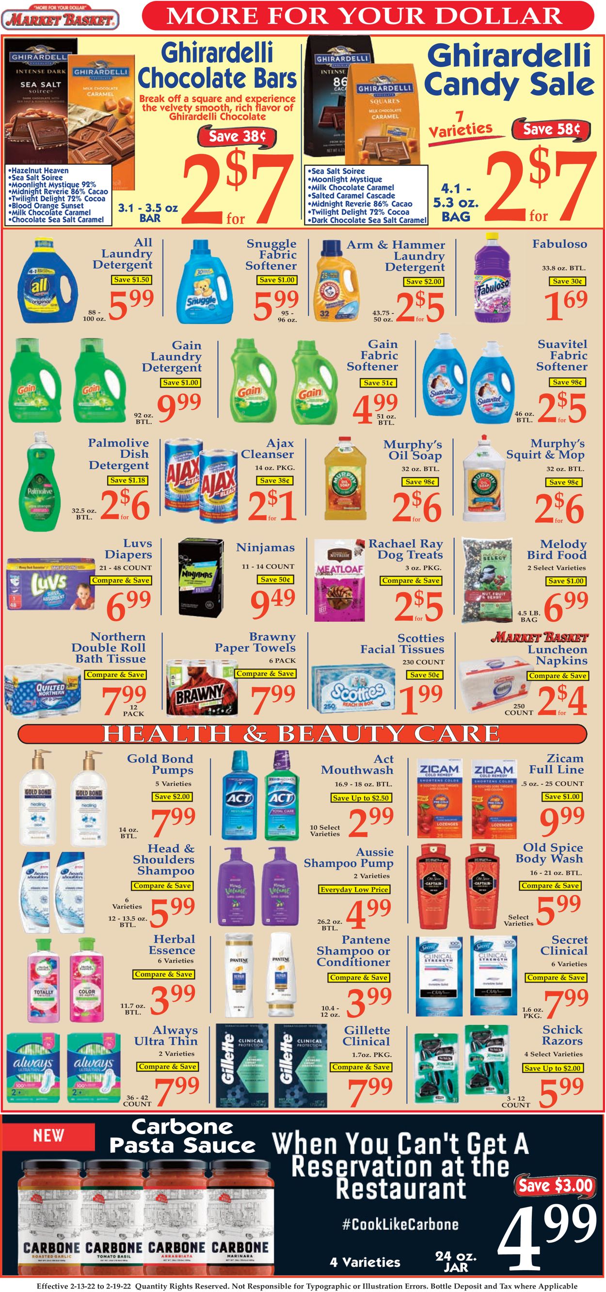Catalogue Market Basket from 02/13/2022
