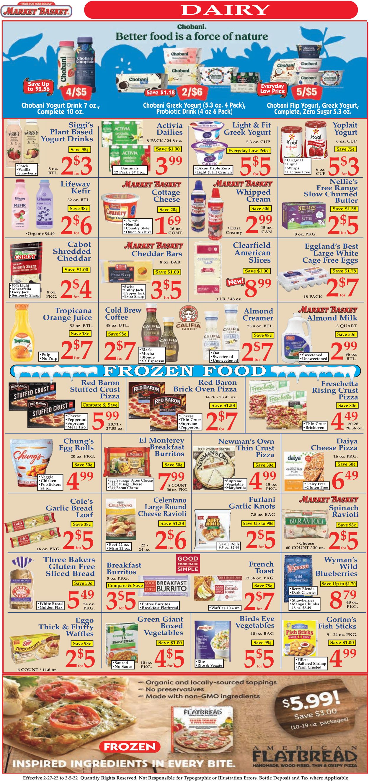 Catalogue Market Basket from 02/27/2022