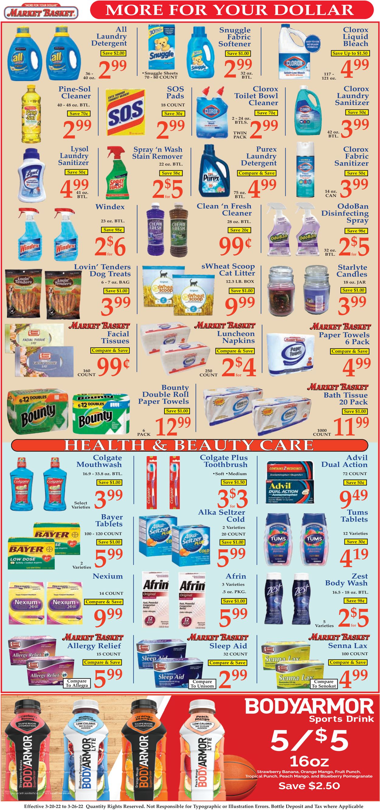 Catalogue Market Basket from 03/20/2022