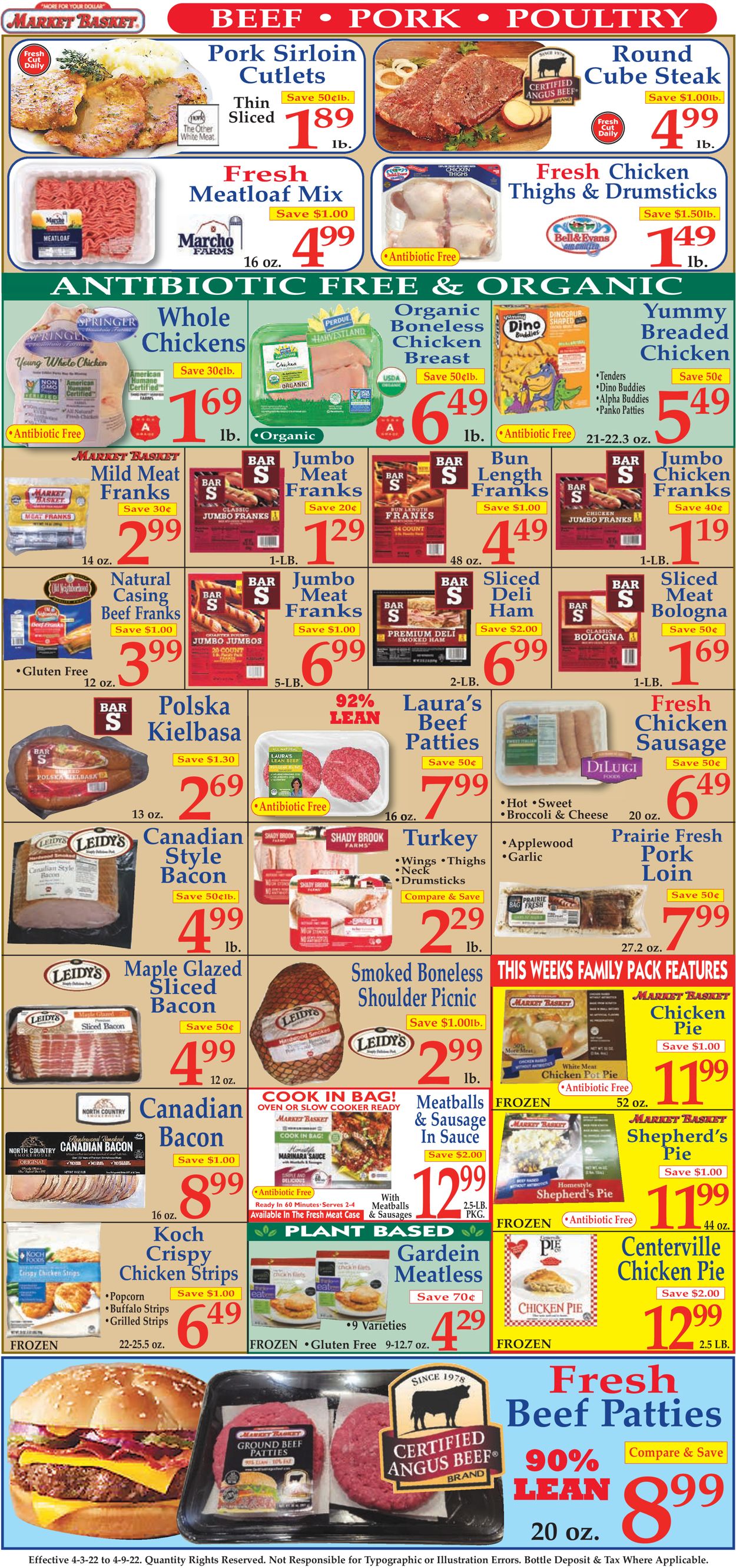 Catalogue Market Basket EASTER 2022 from 04/03/2022