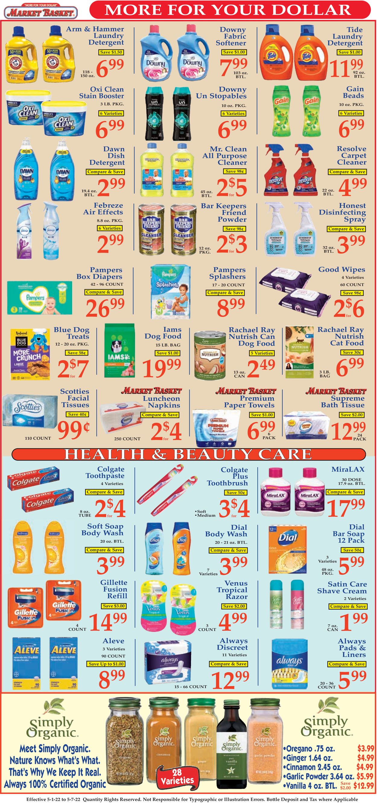Catalogue Market Basket from 05/01/2022