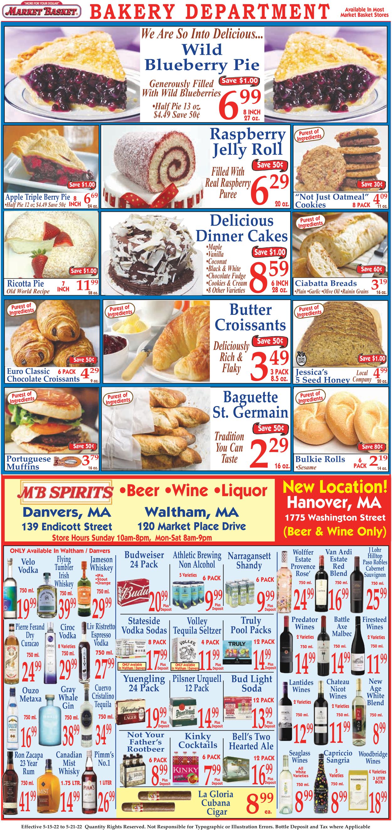 Catalogue Market Basket from 05/15/2022
