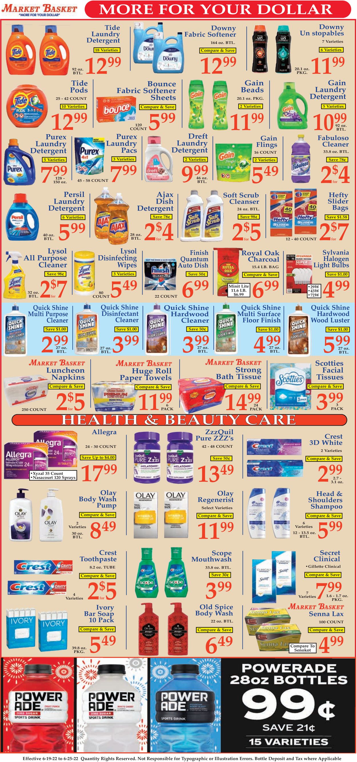Catalogue Market Basket from 06/19/2022