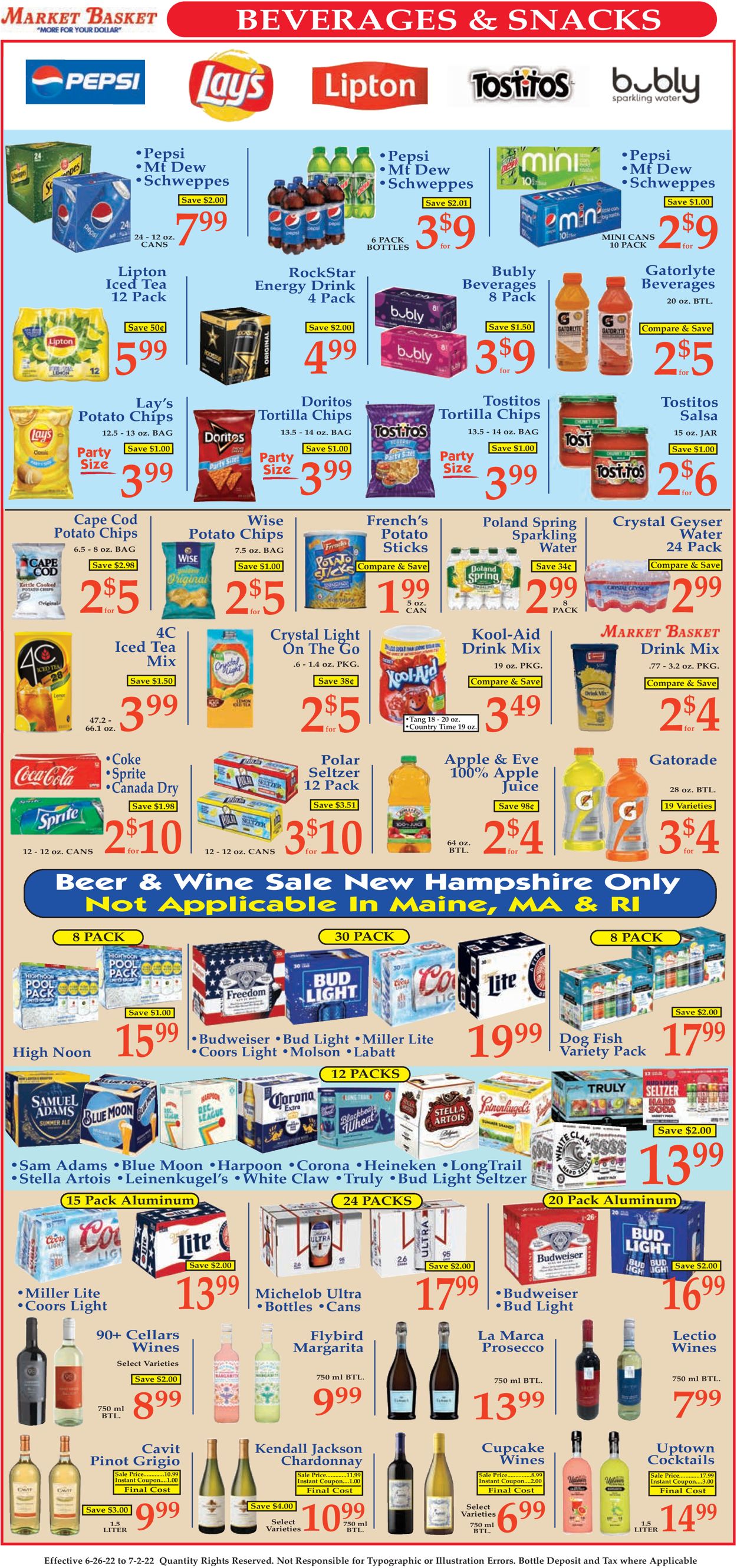 Catalogue Market Basket from 06/26/2022