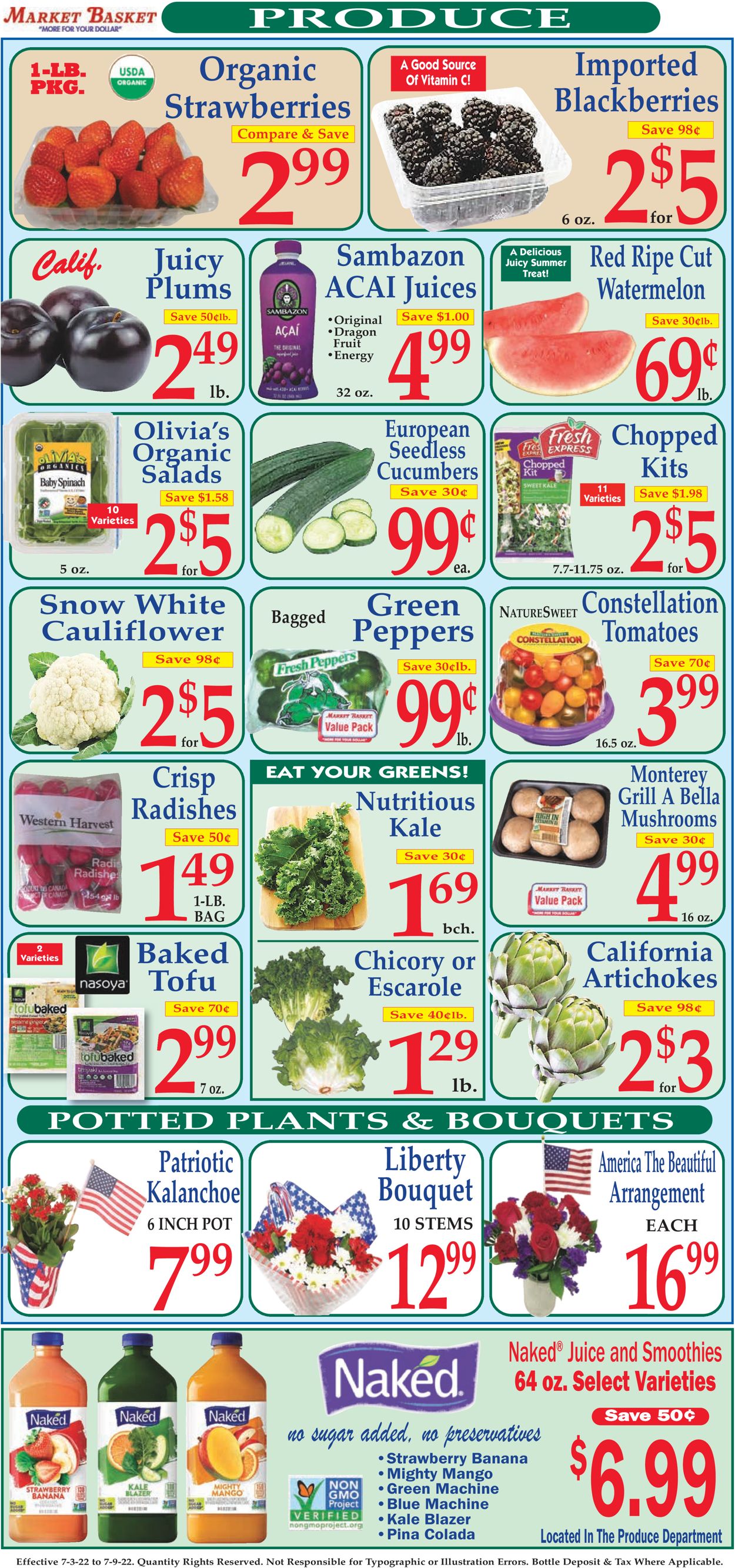 Catalogue Market Basket from 07/03/2022