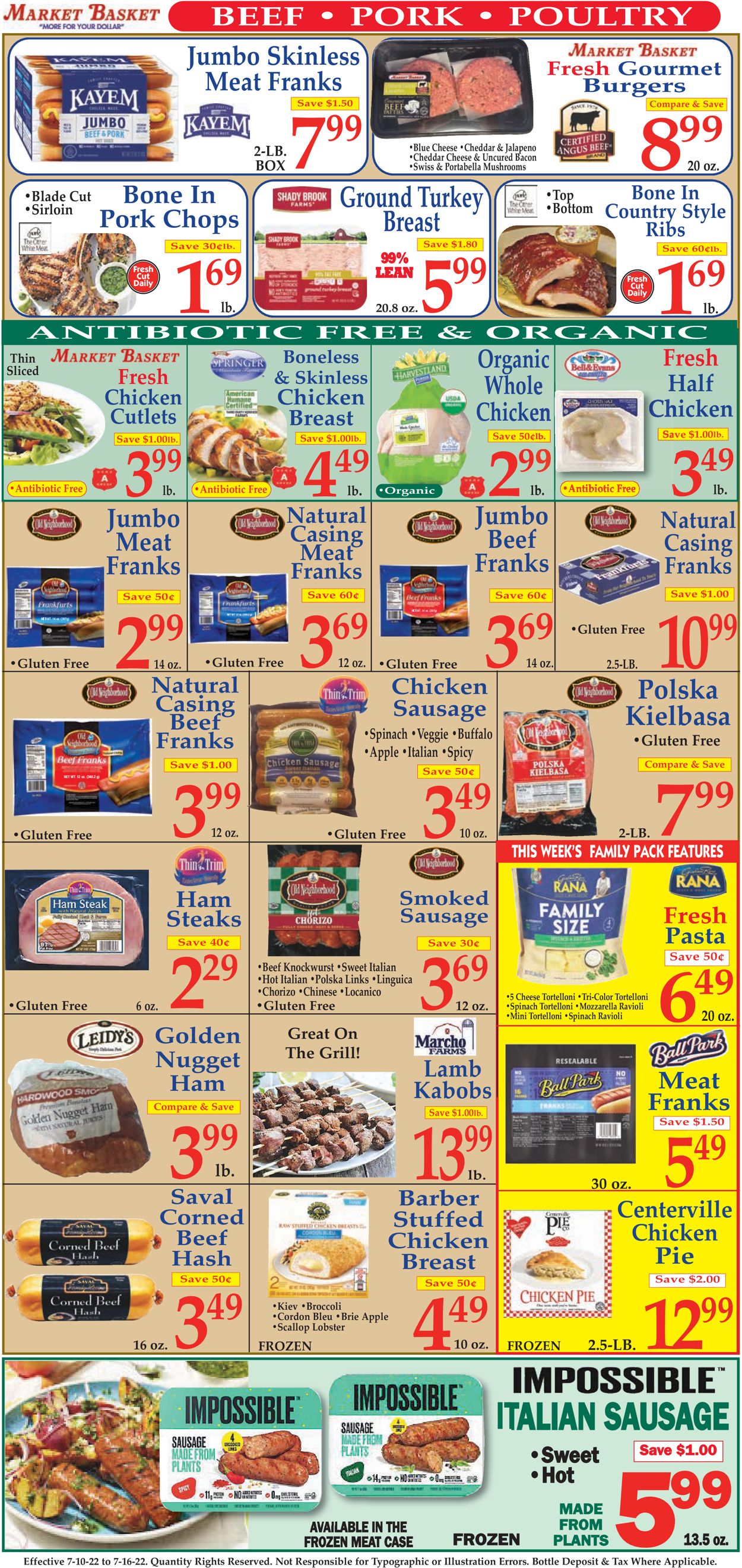 Catalogue Market Basket from 07/10/2022