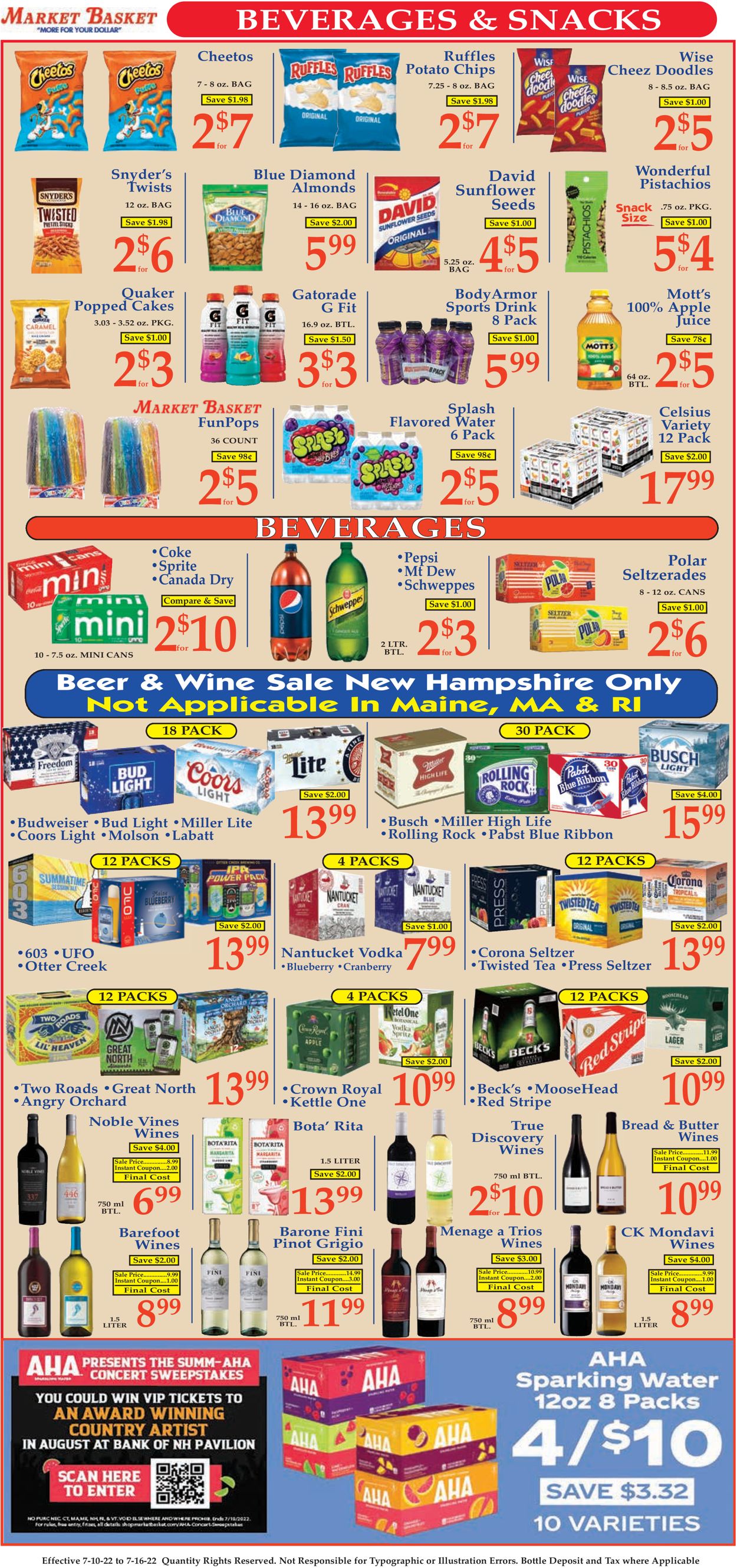 Catalogue Market Basket from 07/10/2022