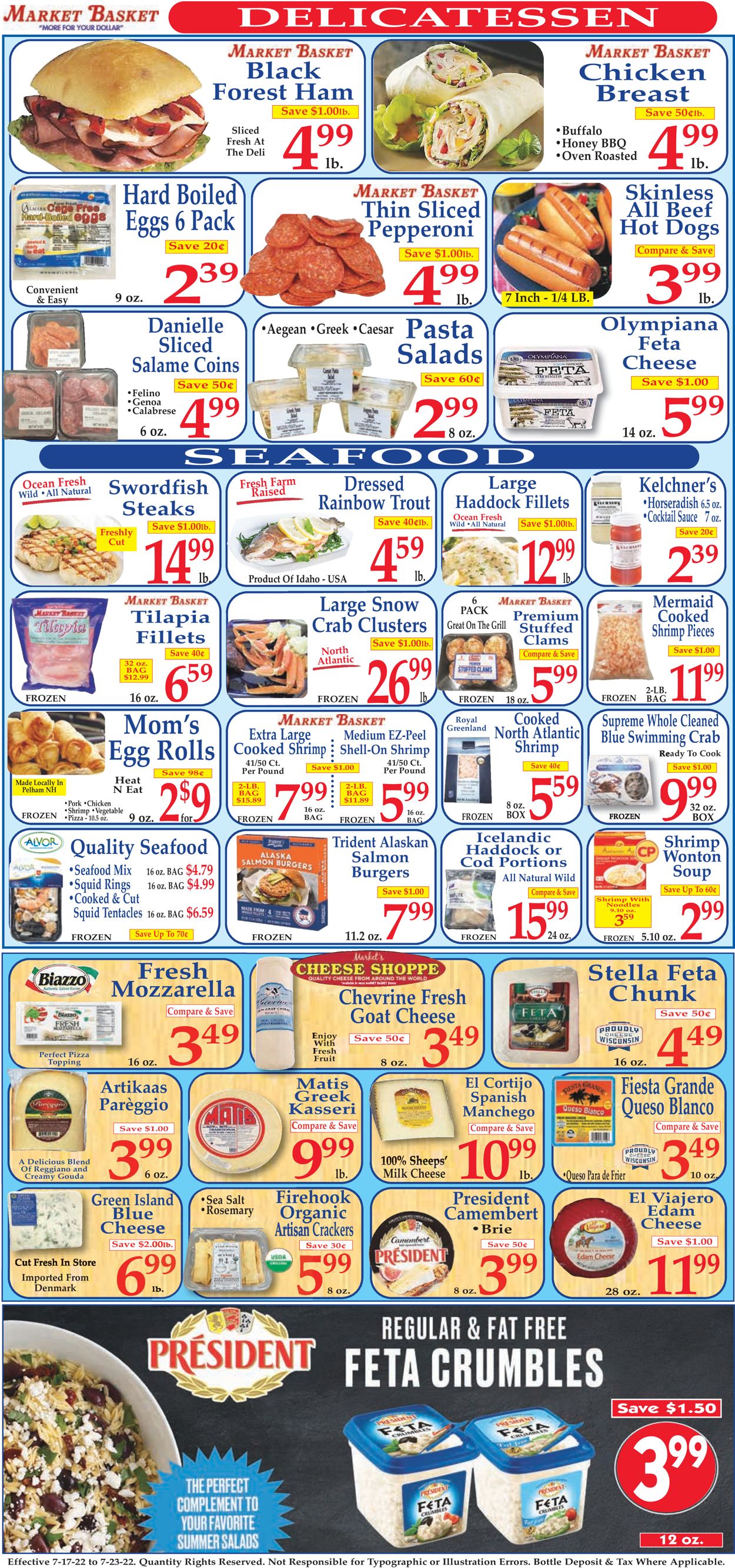 Catalogue Market Basket from 07/17/2022