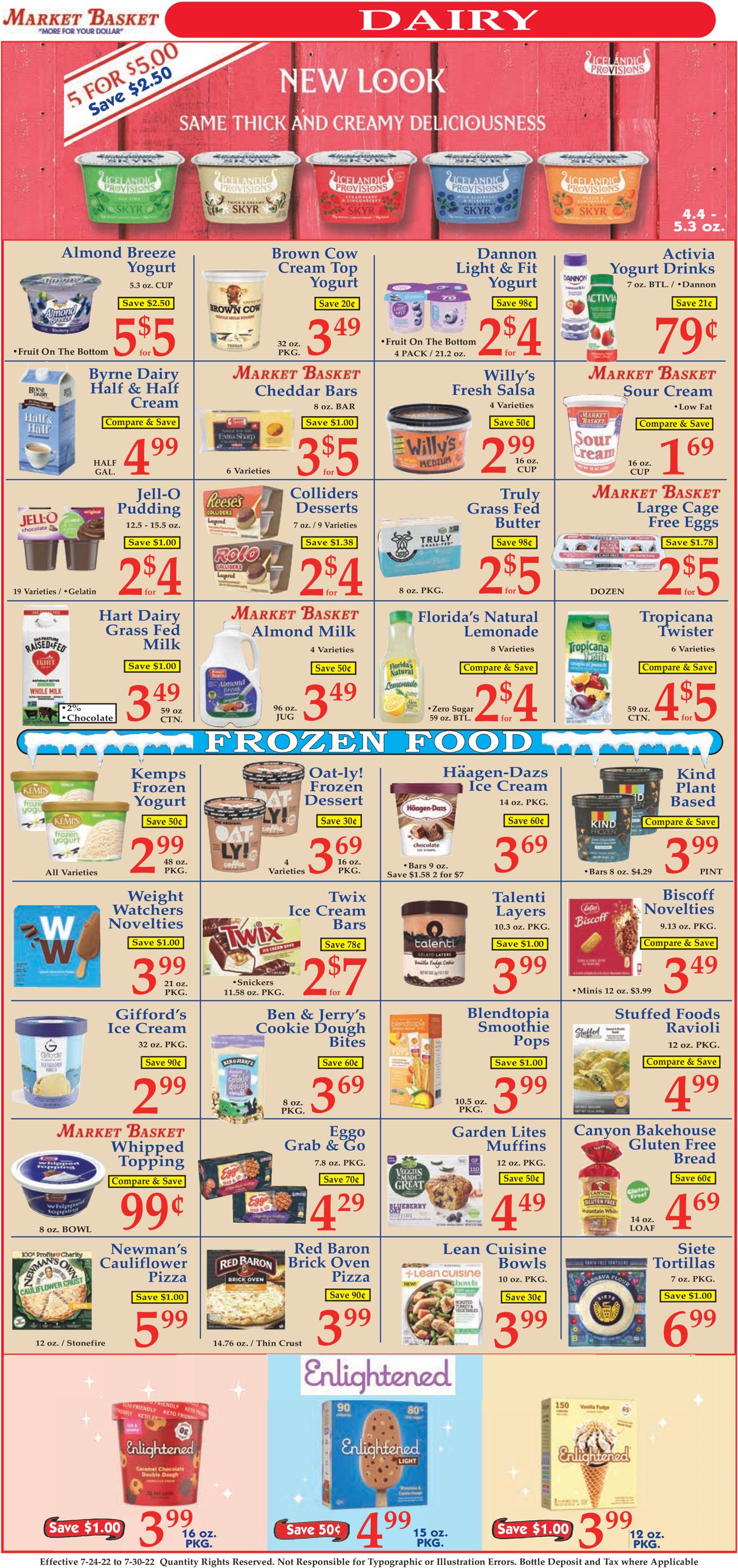 Catalogue Market Basket from 07/24/2022