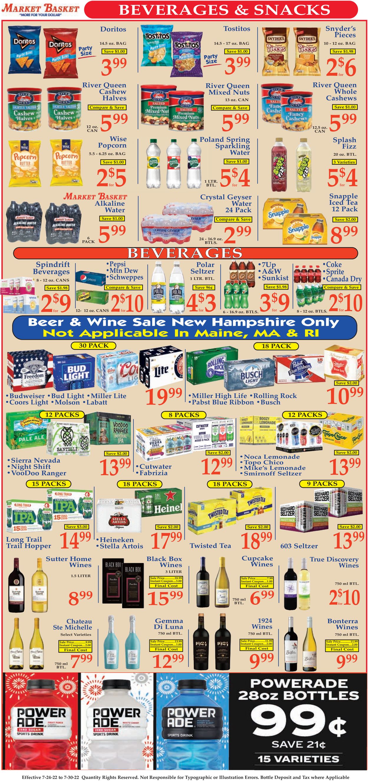 Catalogue Market Basket from 07/24/2022