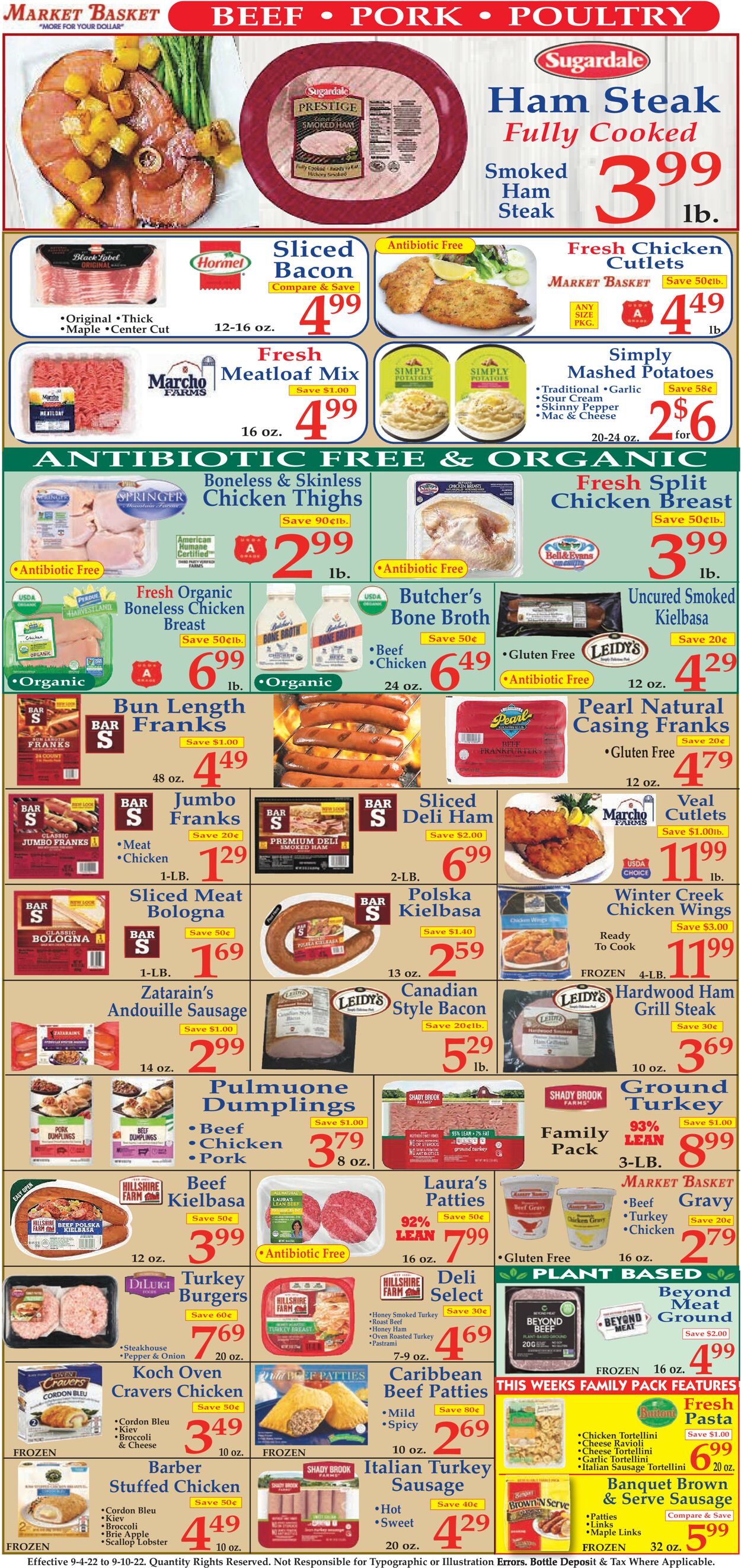 Catalogue Market Basket from 09/04/2022