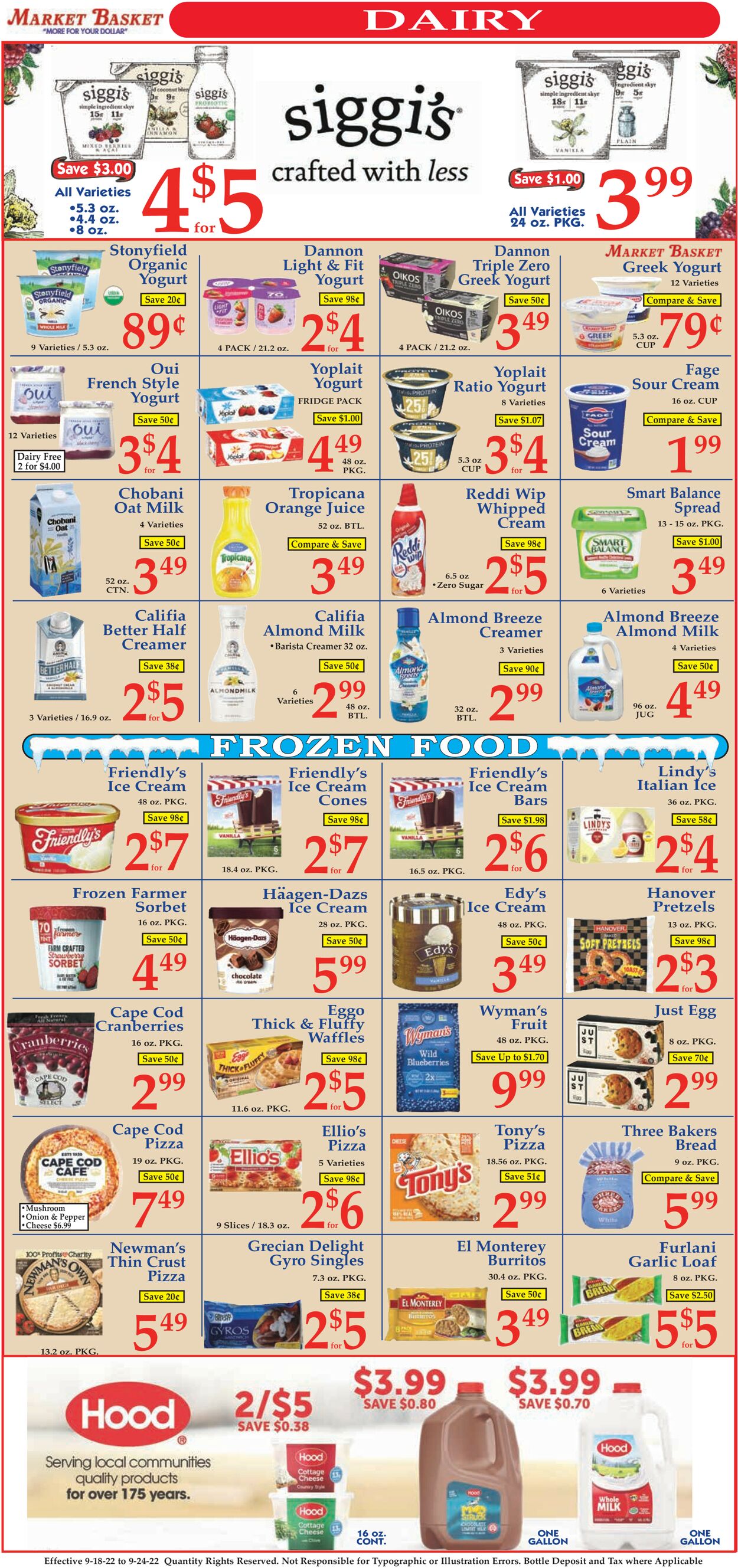 Catalogue Market Basket from 09/18/2022