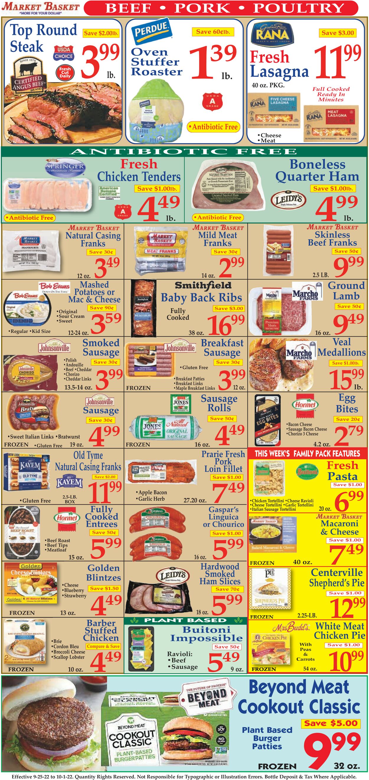 Catalogue Market Basket from 09/25/2022