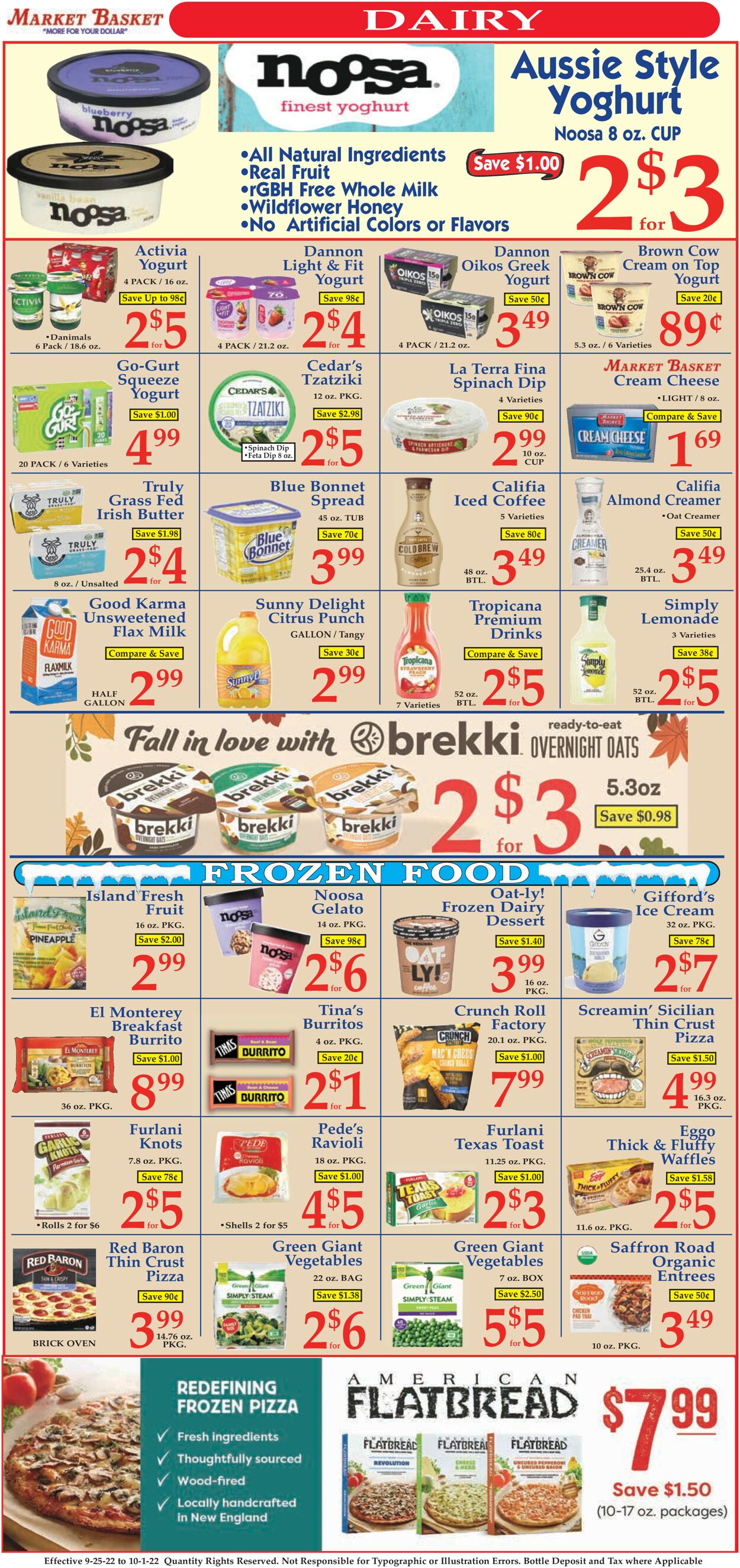 Catalogue Market Basket from 09/25/2022