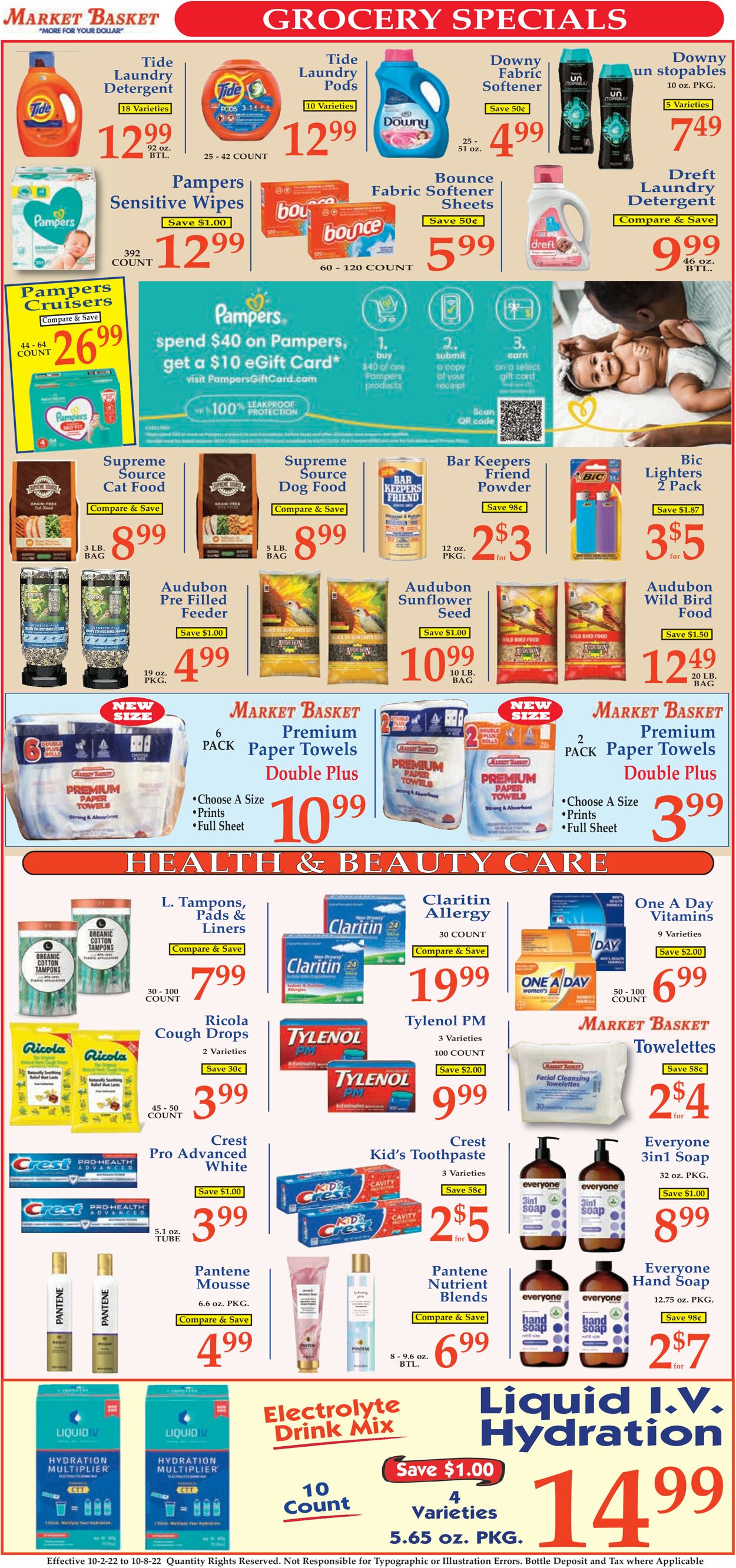 Catalogue Market Basket from 10/02/2022